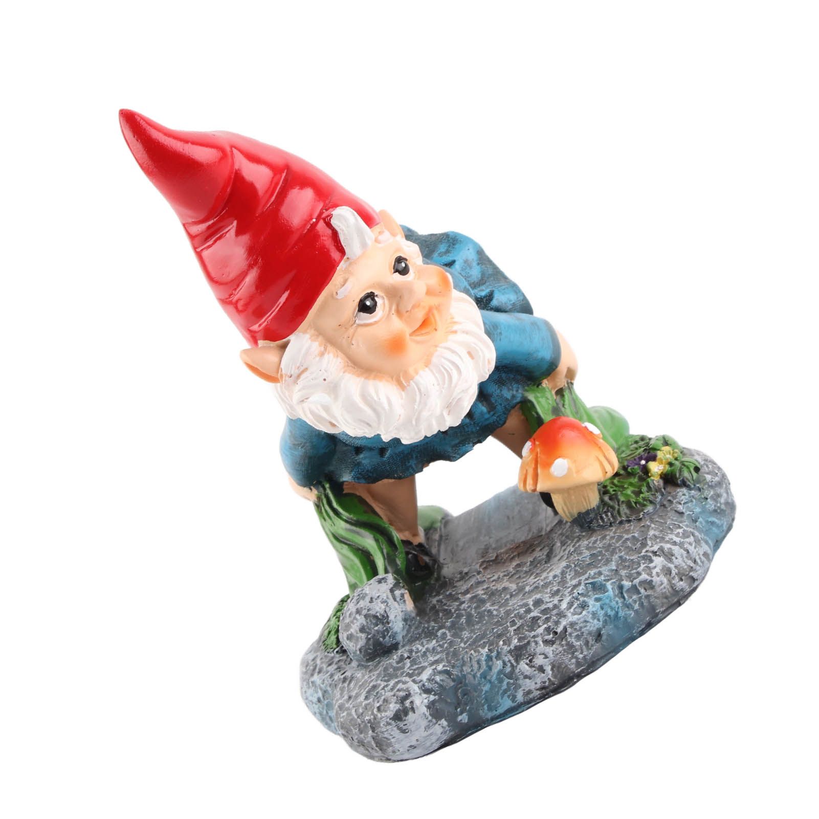 Dwarf Decorative Ornaments Durable Resin Decor Cute Gnome Figure Decorations for Home Outside Yard Decor - Image 4