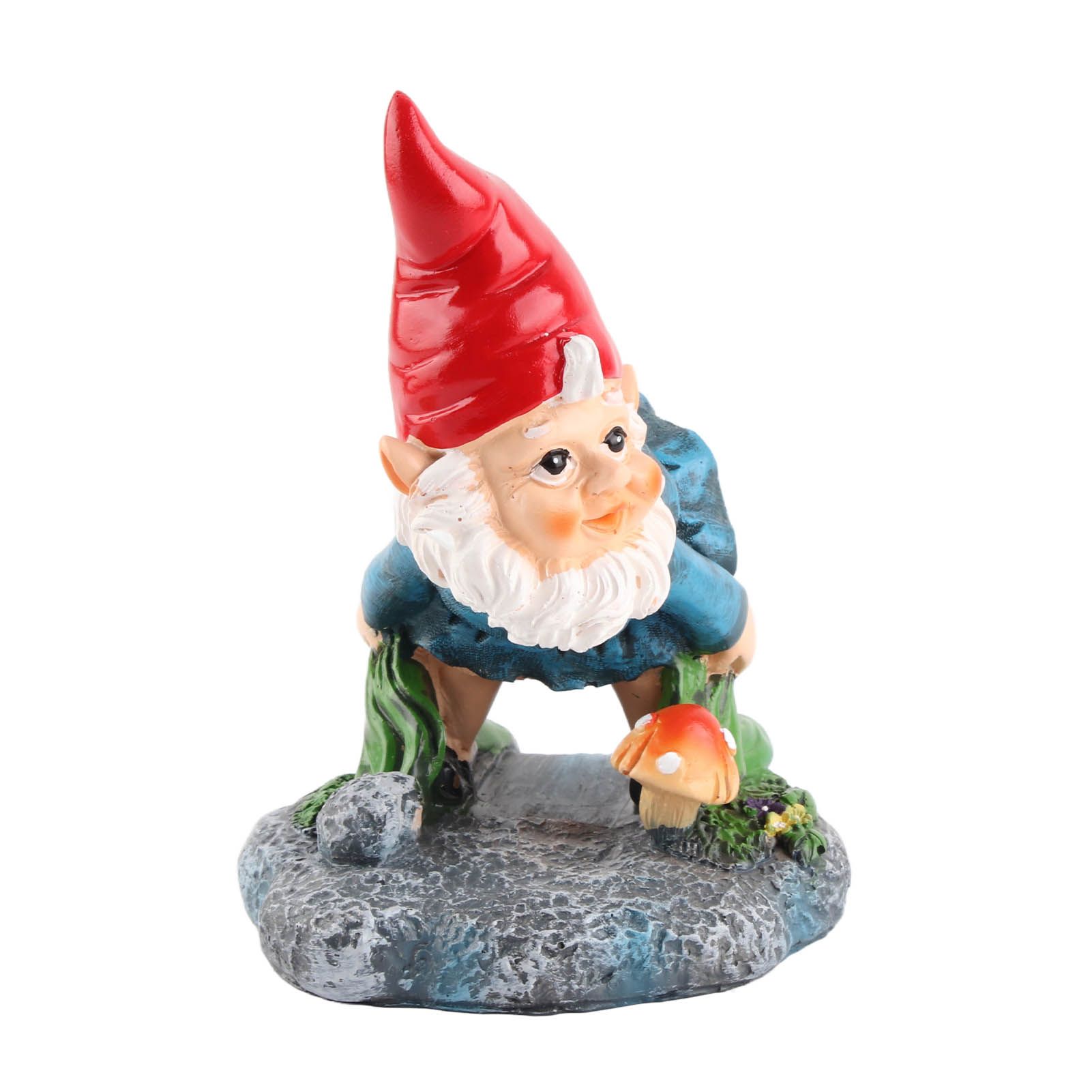Dwarf Decorative Ornaments Durable Resin Decor Cute Gnome Figure Decorations for Home Outside Yard Decor - Image 6