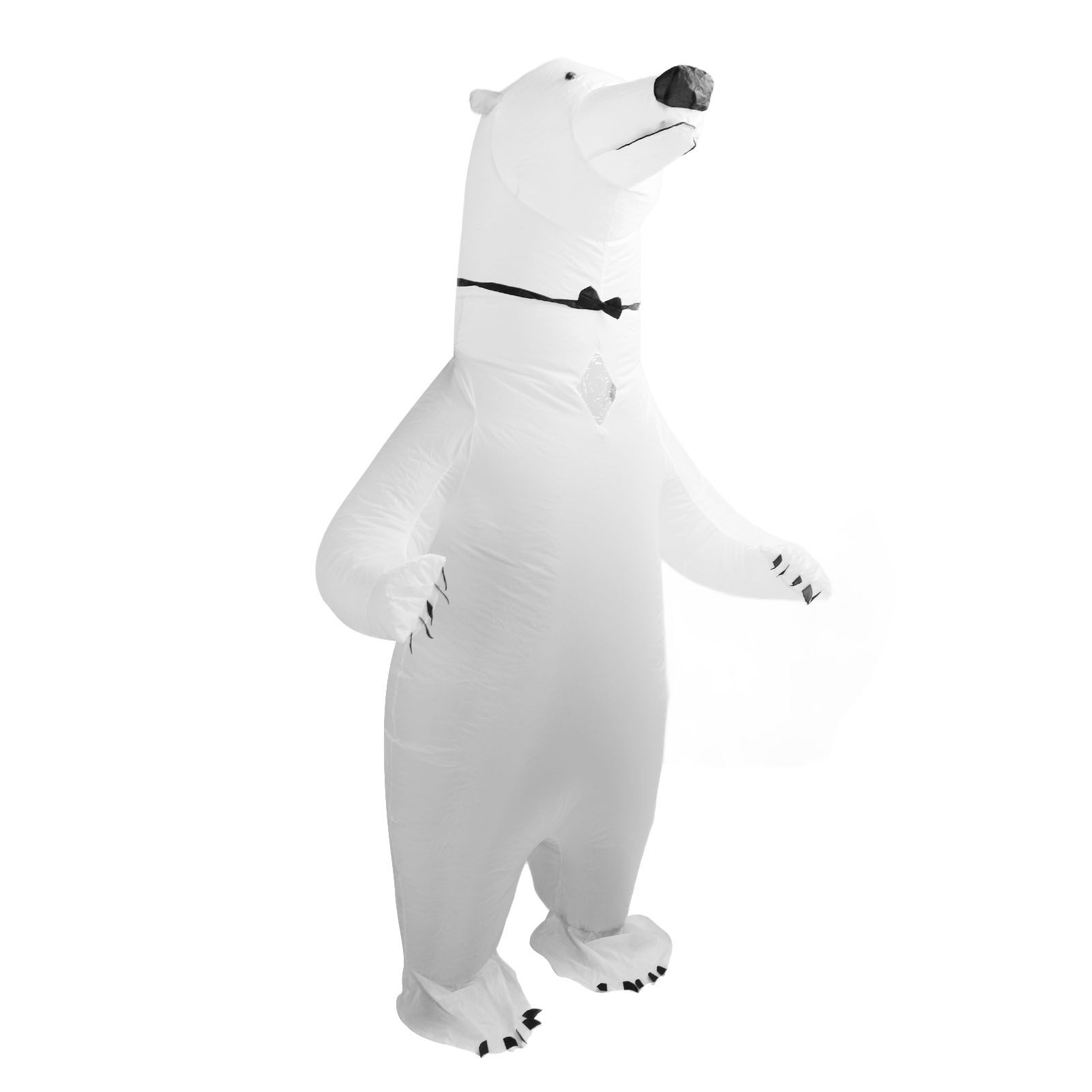 Inflatable Polar Bear Costume Reinforced Stitching Lightweight Reusable Waterproof Blow Up Animal Costumes for Halloween Cosplay - Image 5