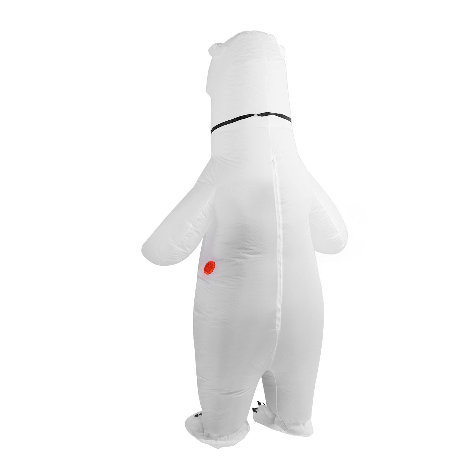 Inflatable Polar Bear Costume Reinforced Stitching Lightweight Reusable Waterproof Blow Up Animal Costumes for Halloween Cosplay - Image 6