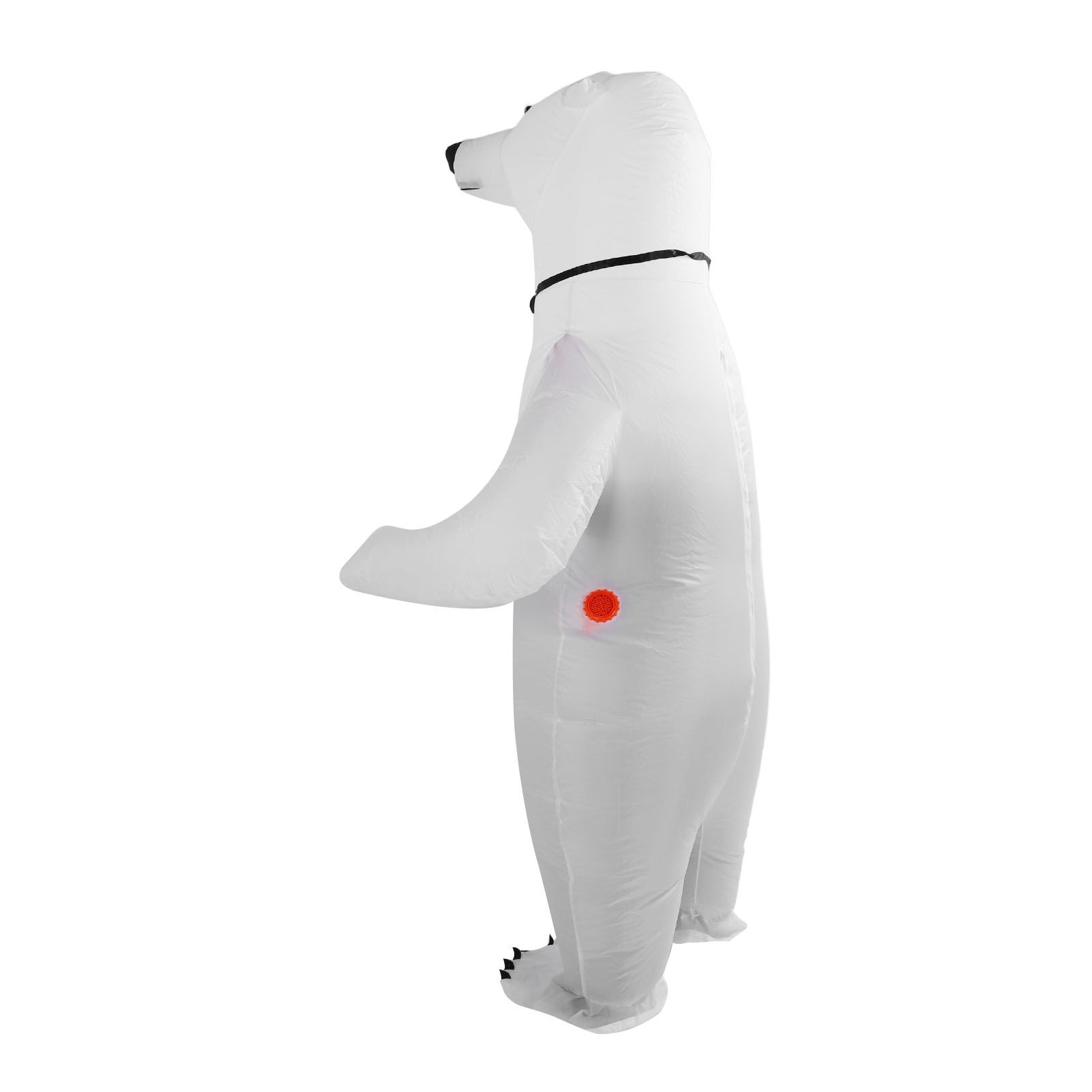 Inflatable Polar Bear Costume Reinforced Stitching Lightweight Reusable Waterproof Blow Up Animal Costumes for Halloween Cosplay - Image 7