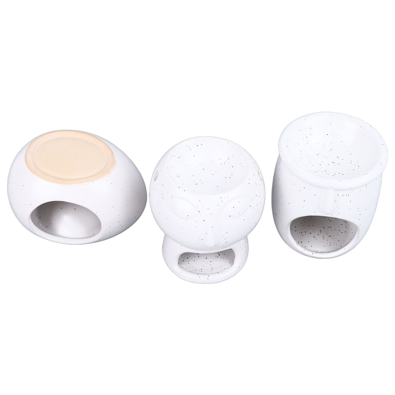 3Pcs Ceramic Tealight Candle Holder Oil Burner Wax Melt Oil Burner for Home Bedroom Decor Christmas Housewarming Gift - Image 6