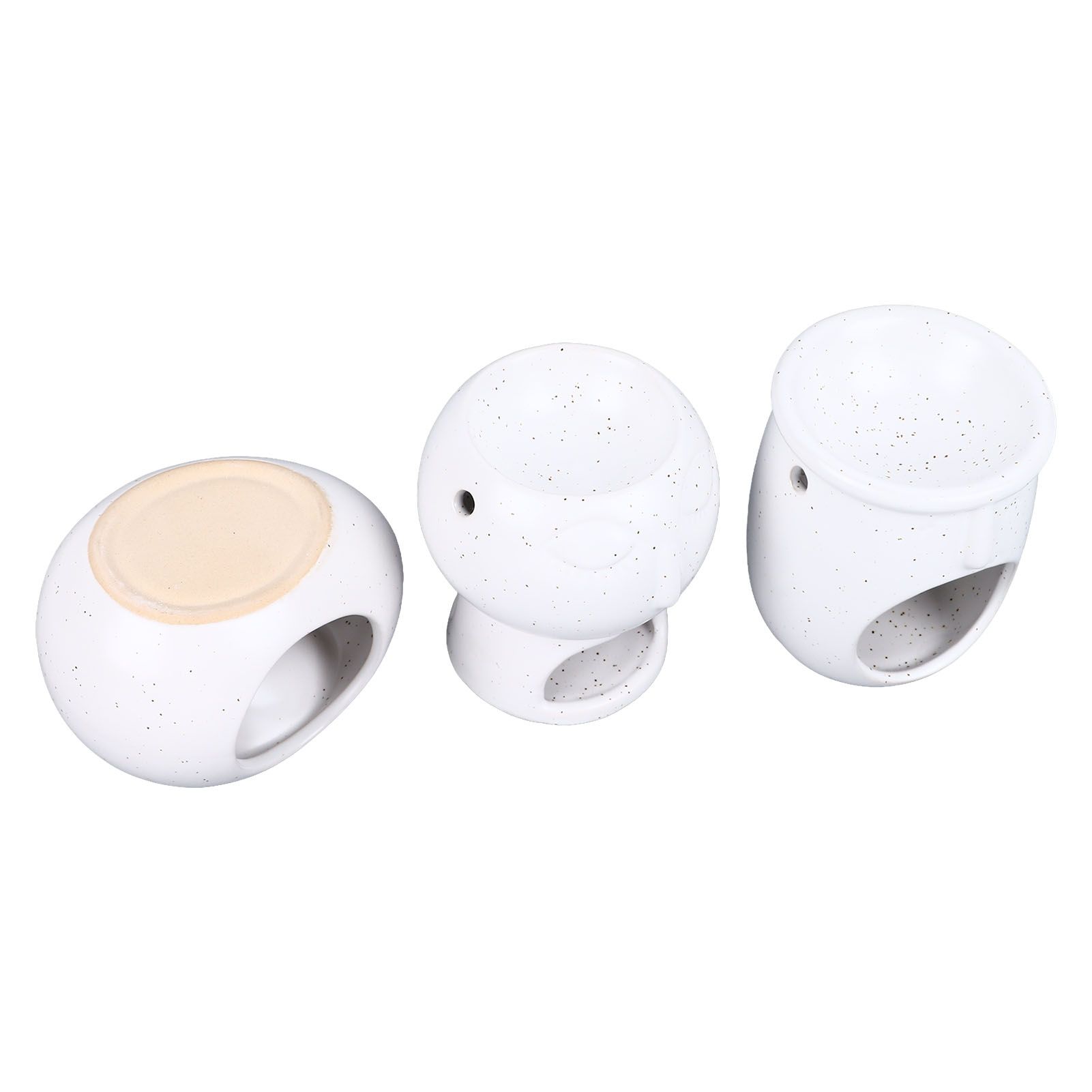 3Pcs Ceramic Tealight Candle Holder Oil Burner Wax Melt Oil Burner for Home Bedroom Decor Christmas Housewarming Gift - Image 7