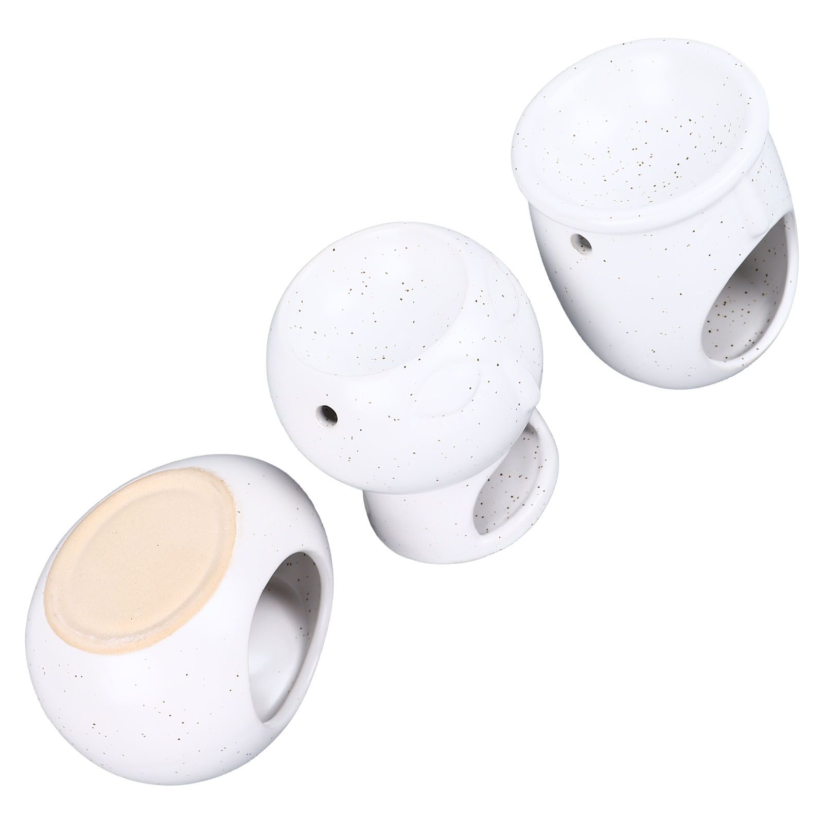 3Pcs Ceramic Tealight Candle Holder Oil Burner Wax Melt Oil Burner for Home Bedroom Decor Christmas Housewarming Gift - Image 8