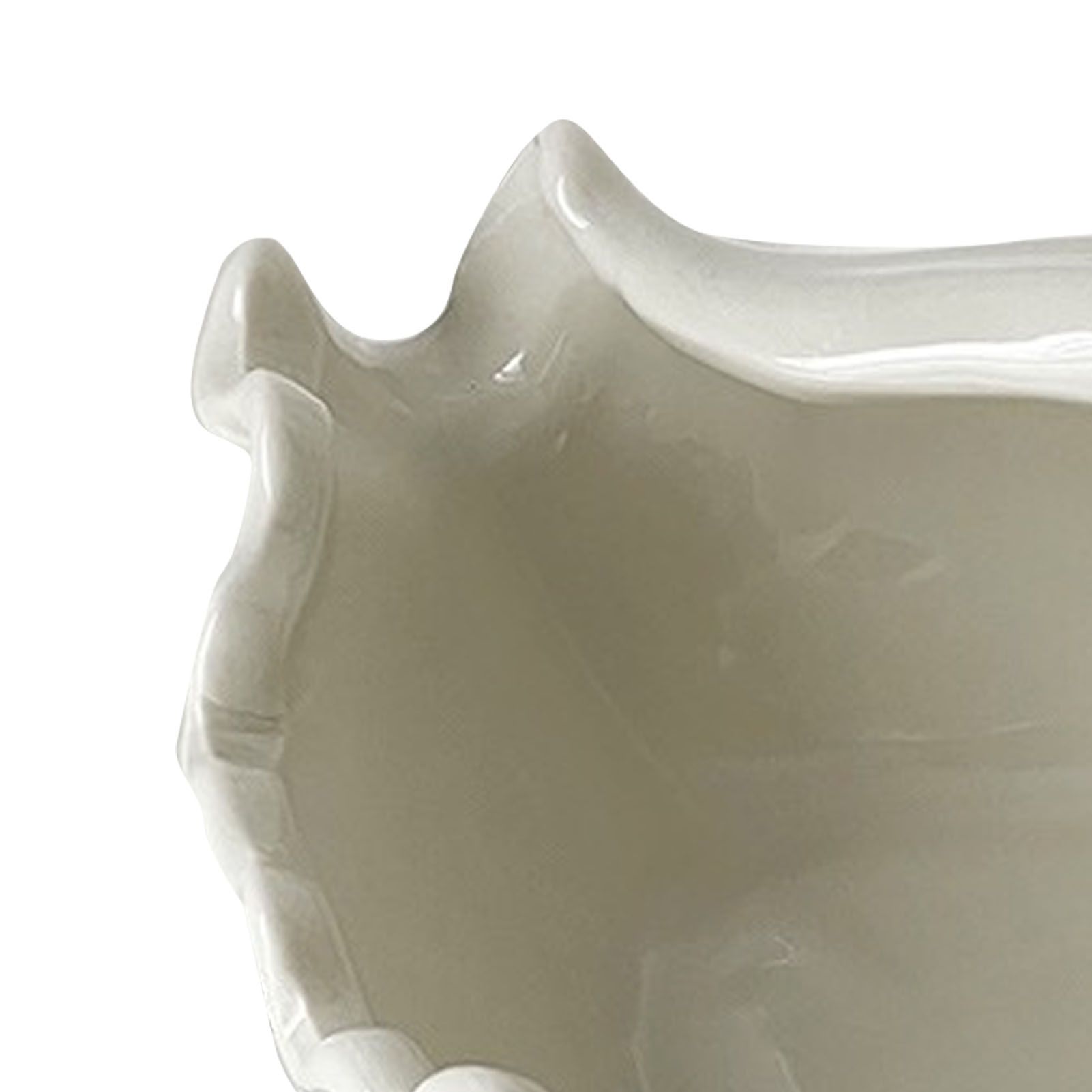 White Ceramic Conch Shell Conch Shape Ceramic Jewelry Tray Ocean Style Earrings Necklace Storage Dish Decorative Key Bowl - Image 8