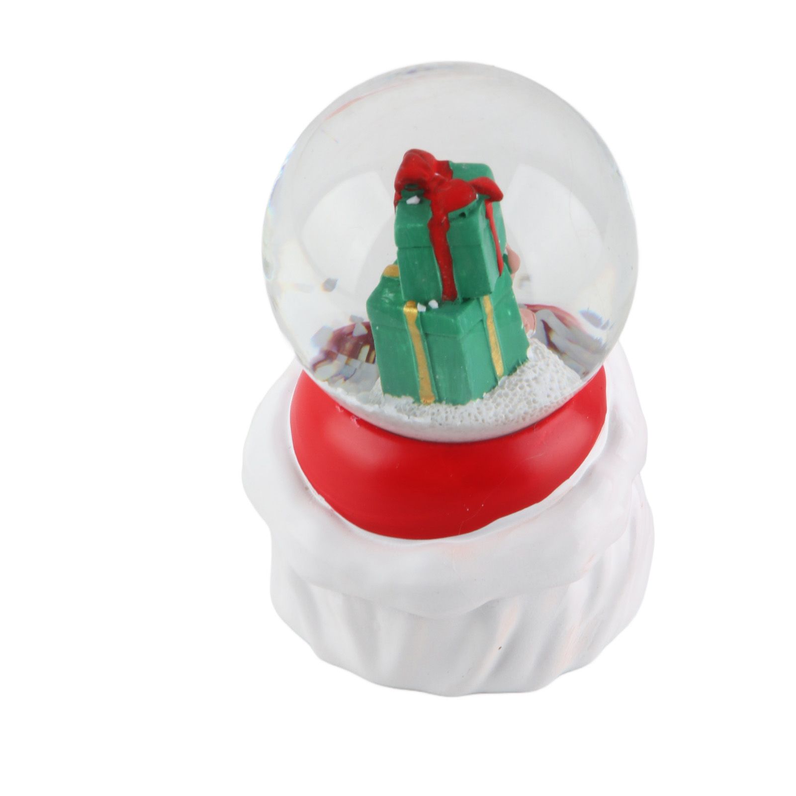 Lighted Christmas Crystal Ball Resin Cute Battery Powered Desktop Christmas Globe Decor Ornament for Home Party Gifts Present - Image 6