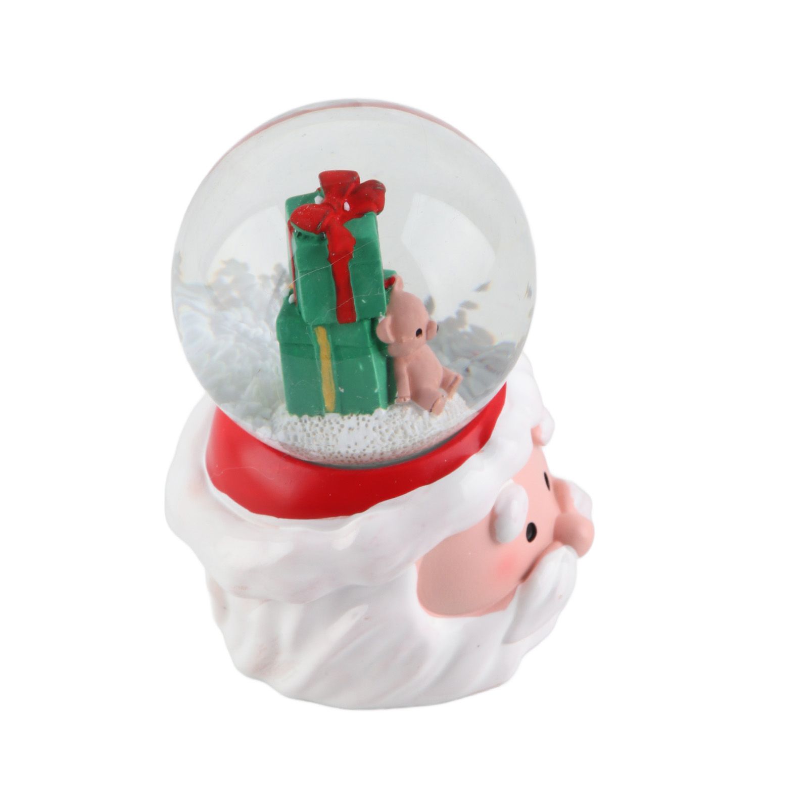 Lighted Christmas Crystal Ball Resin Cute Battery Powered Desktop Christmas Globe Decor Ornament for Home Party Gifts Present - Image 7