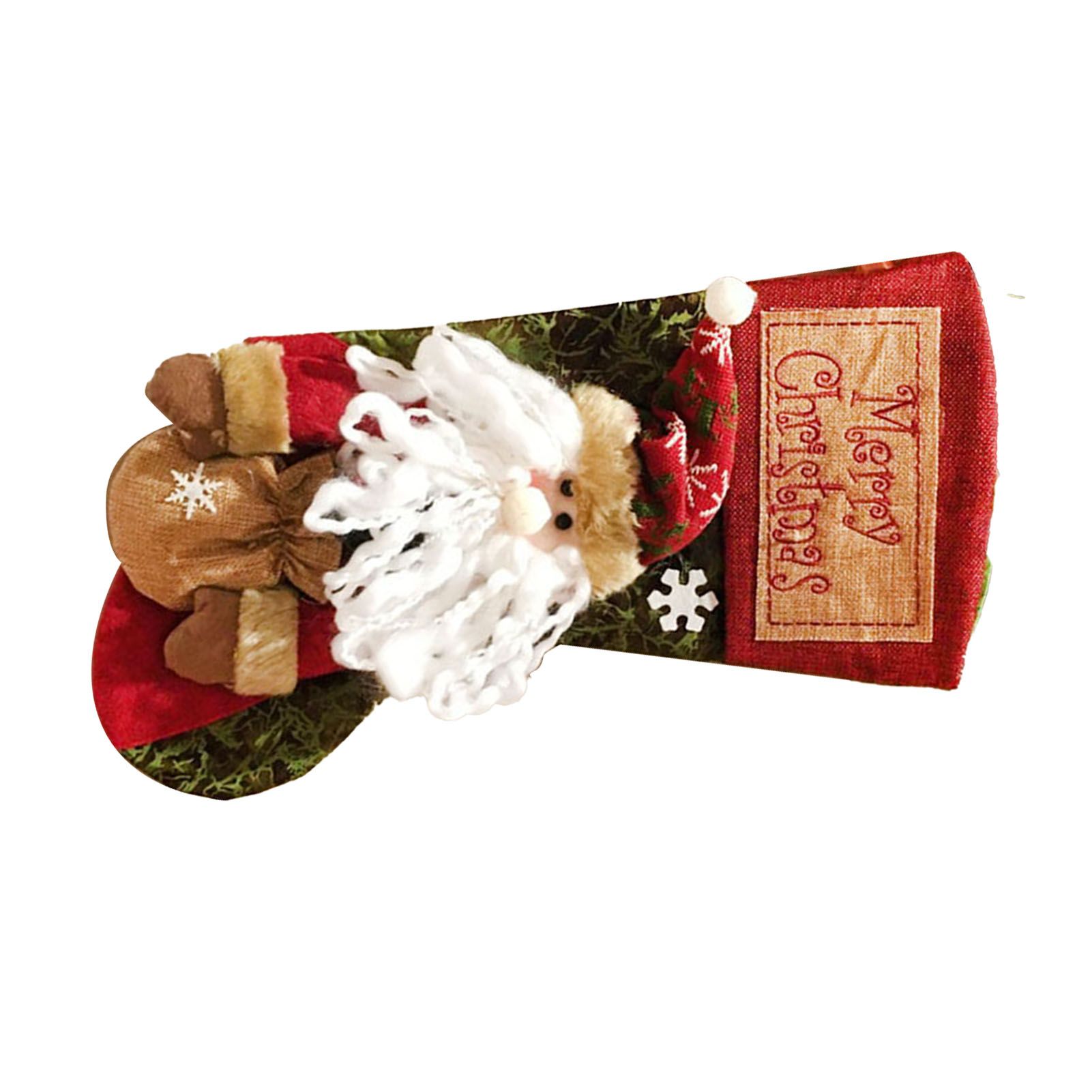 Christmas Stockings Exquisite Handcrafted Personalized Xmas Hanging Stocking for Gift Exchange Party Favor Old Man - Image 3