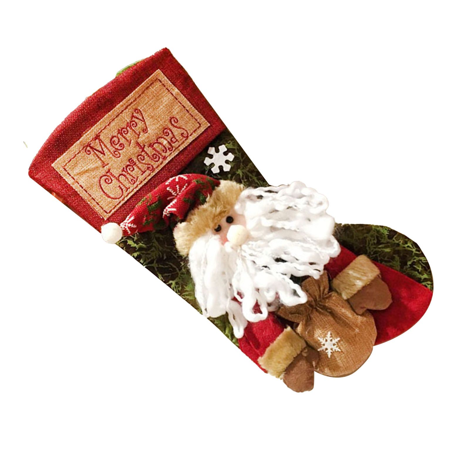 Christmas Stockings Exquisite Handcrafted Personalized Xmas Hanging Stocking for Gift Exchange Party Favor Old Man - Image 4