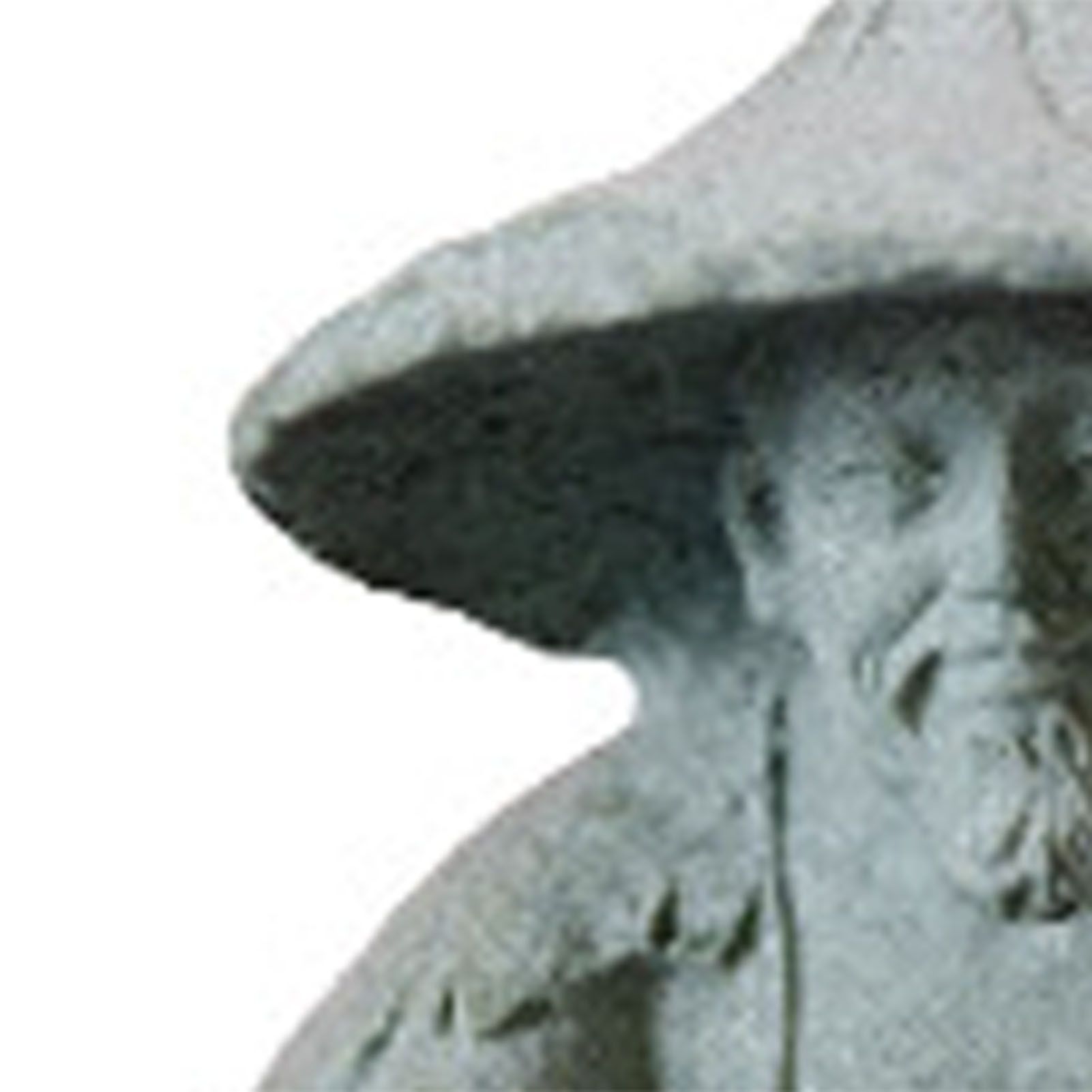 Fisherman Ornament Resin Unique Light Gray Old Man Fishing Statues for Rock Garden Ecological Fish Tank Micro Landscape - Image 7