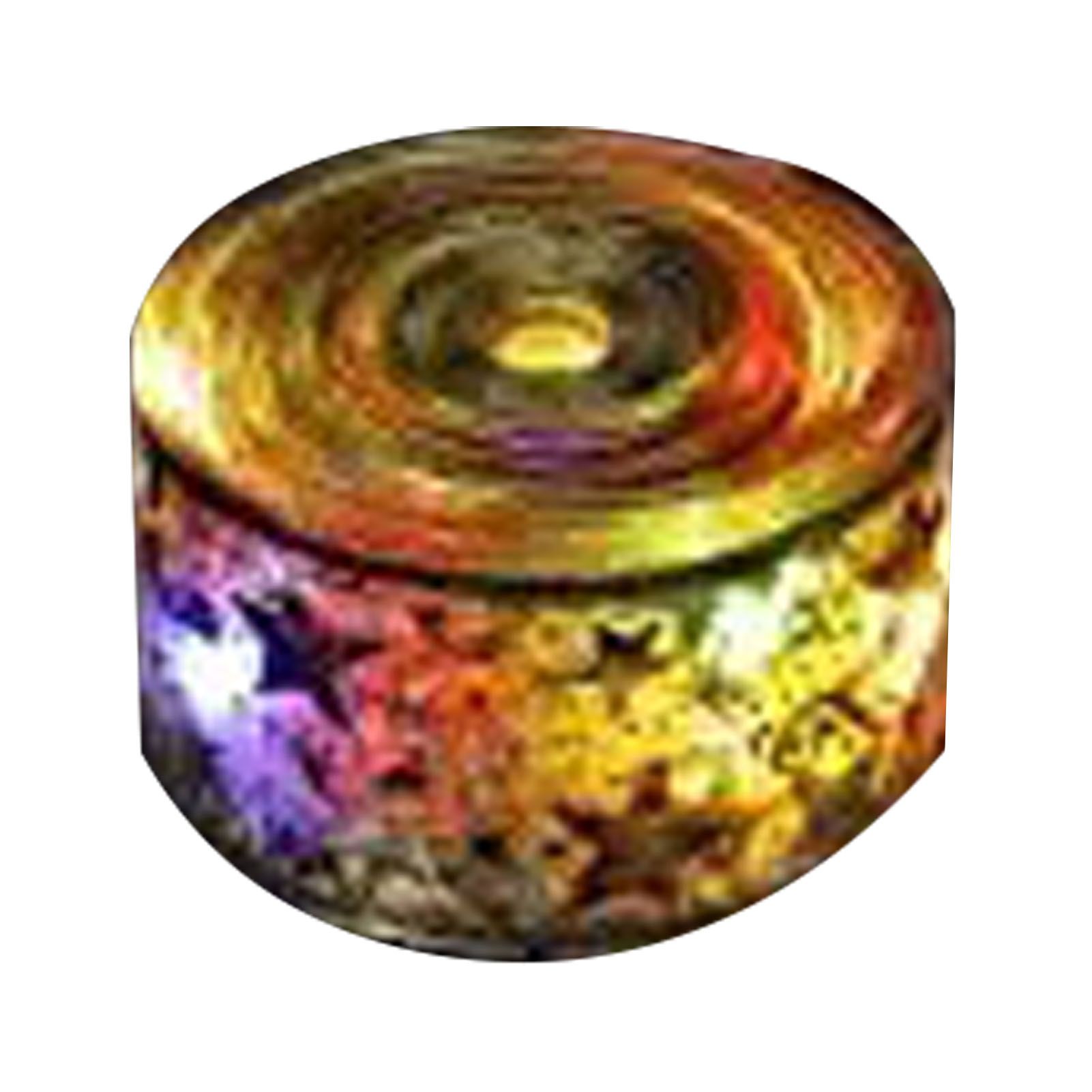LED Christmas Ribbon Light 5cmx5m High Brightness Double Layer Gold Foiling Holiday Ribbon Light Color Light - Image 1