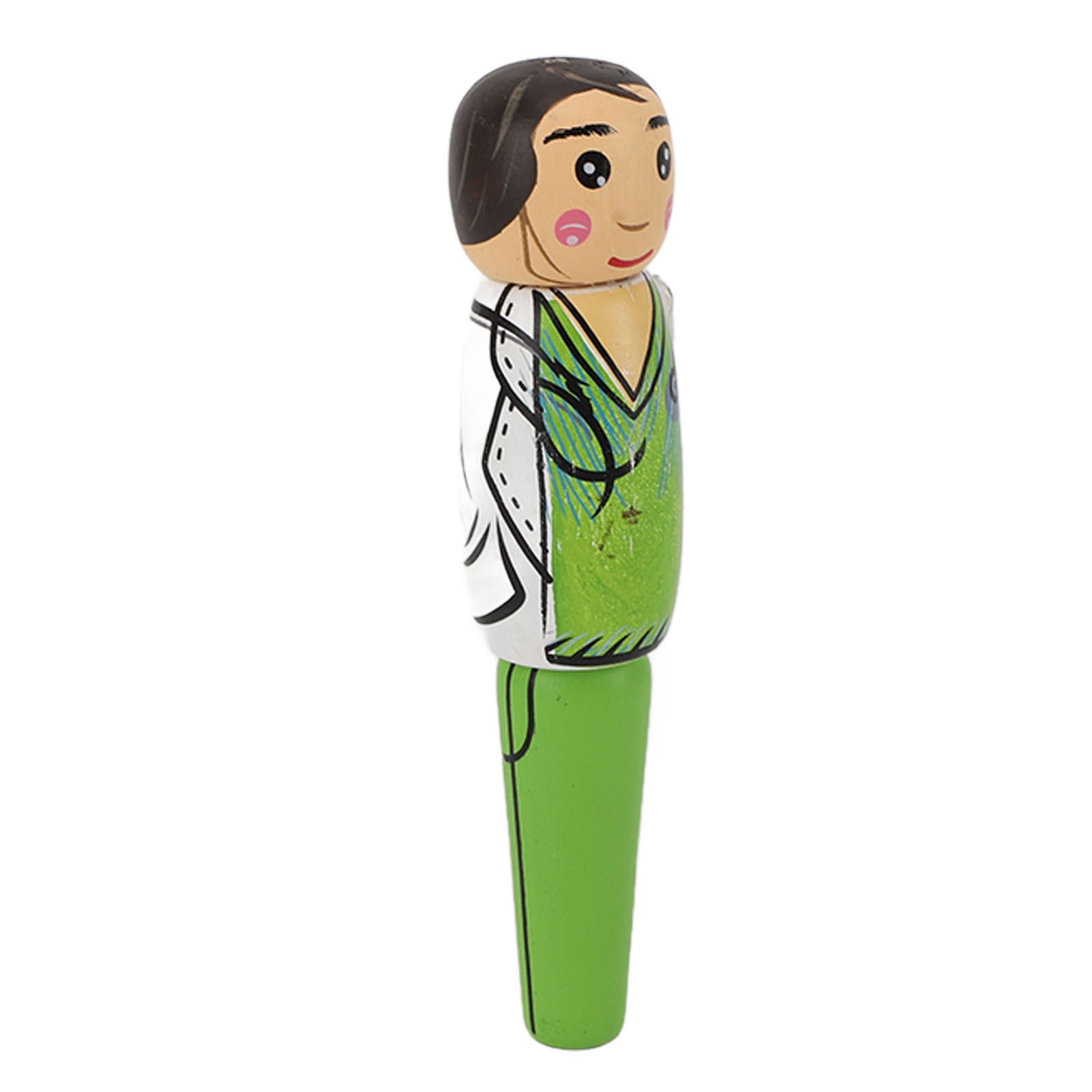 Puppet Pen Wooden Unique Ballpoint Cartoon Doctor Shape Ink Pen for Silly Gifts Stand Up Pen Decoration - Image 4