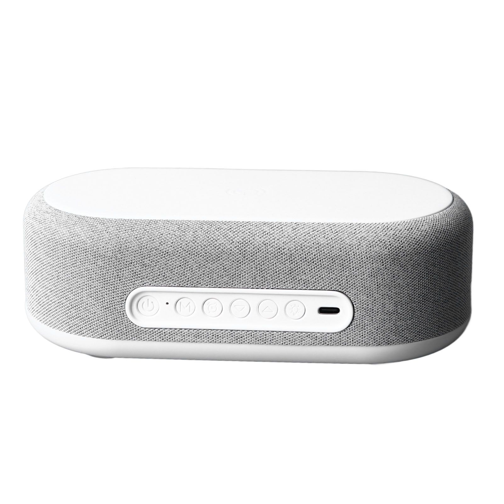 3 in 1 Alarm Clock with Wireless Charging and Night Light Portable Multifunction Desktop Clock Wireless Charger for Bedroom Study - Image 7