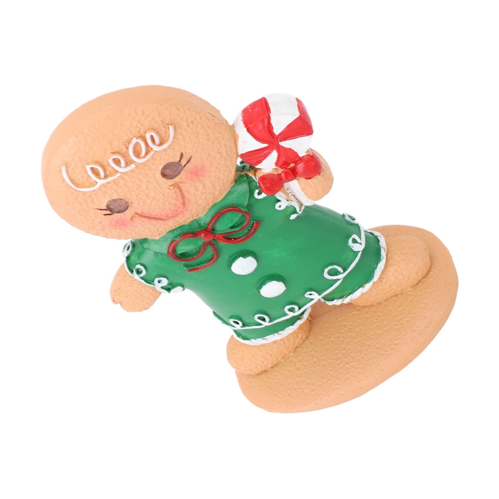 Gingerbread Kids Tabletop Figures Creativity Cute Christmas Gingerbread Table Decor for Store Bar Boy Candy - Image 3