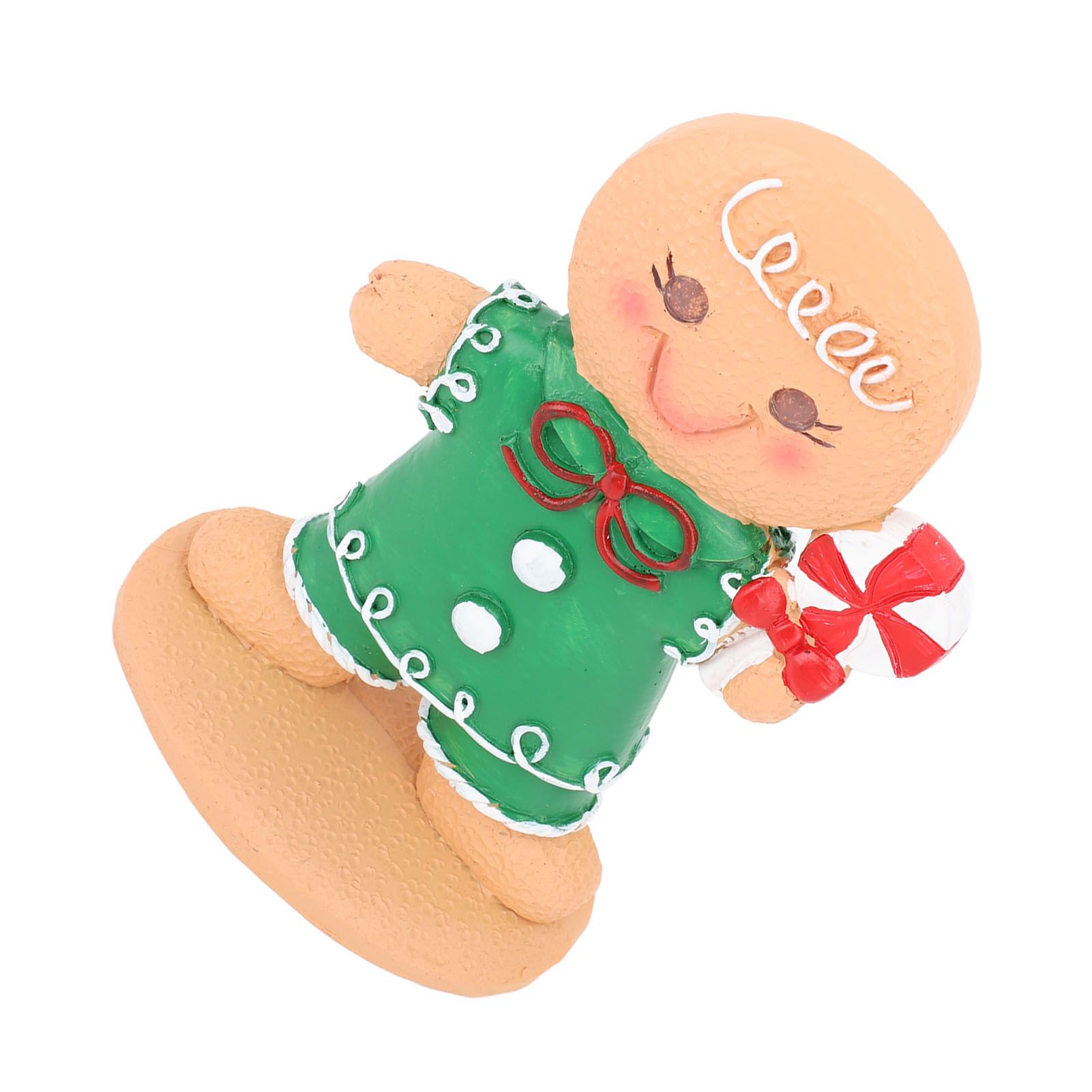 Gingerbread Kids Tabletop Figures Creativity Cute Christmas Gingerbread Table Decor for Store Bar Boy Candy - Image 7