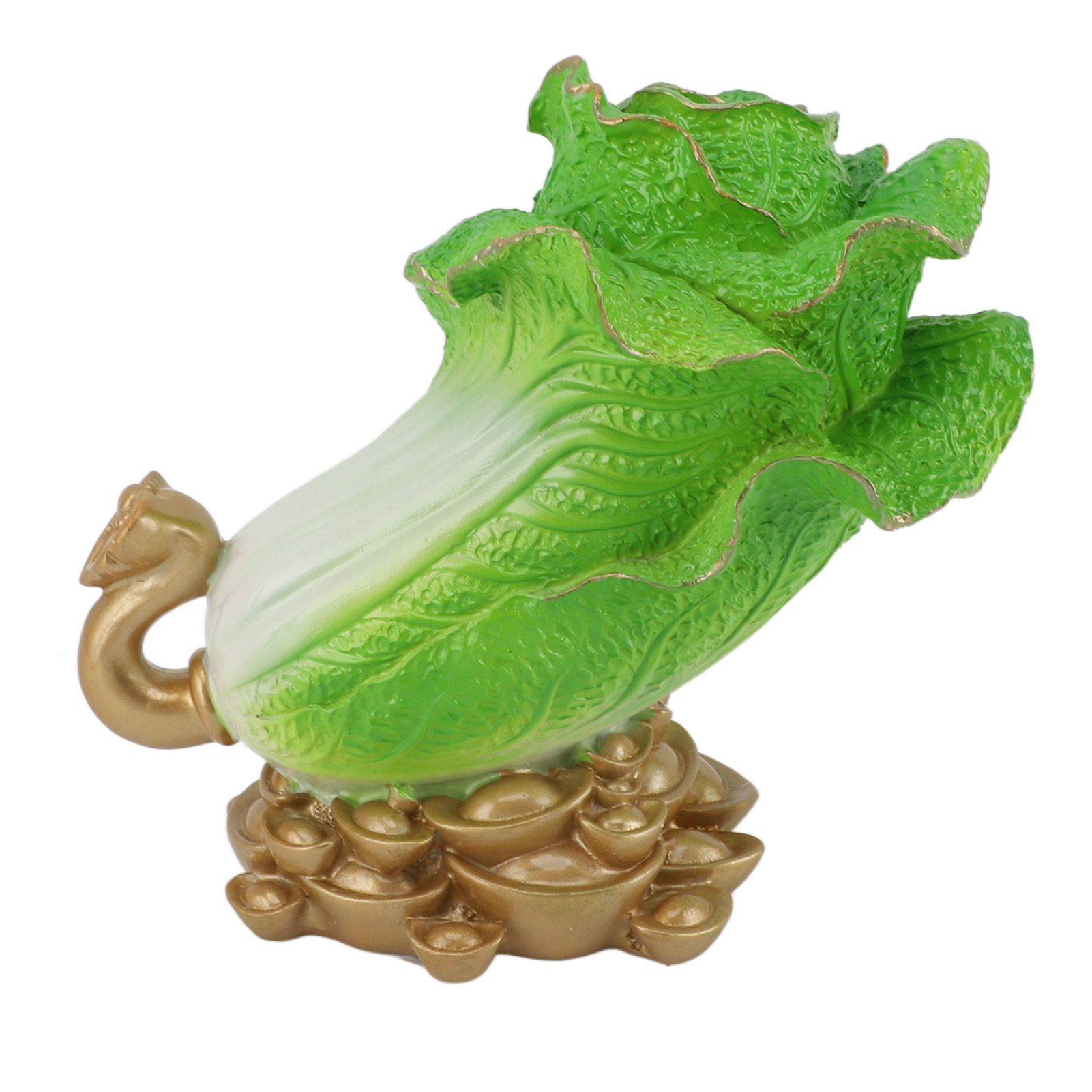 Lucky Cabbage Crafts Chinese Bai Cai Ornament Resin Feng Shui Blessing Wealth Decoration For Shop Office Gifts - Image 1