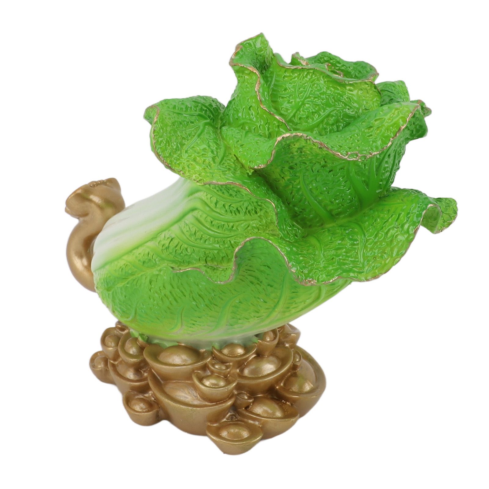 Lucky Cabbage Crafts Chinese Bai Cai Ornament Resin Feng Shui Blessing Wealth Decoration For Shop Office Gifts - Image 2