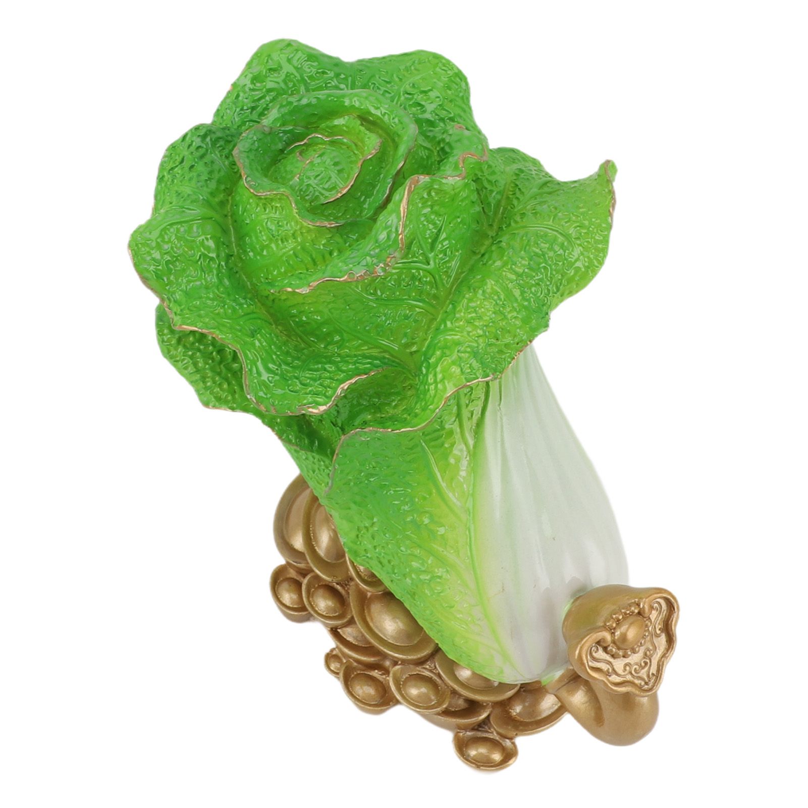 Lucky Cabbage Crafts Chinese Bai Cai Ornament Resin Feng Shui Blessing Wealth Decoration For Shop Office Gifts - Image 5
