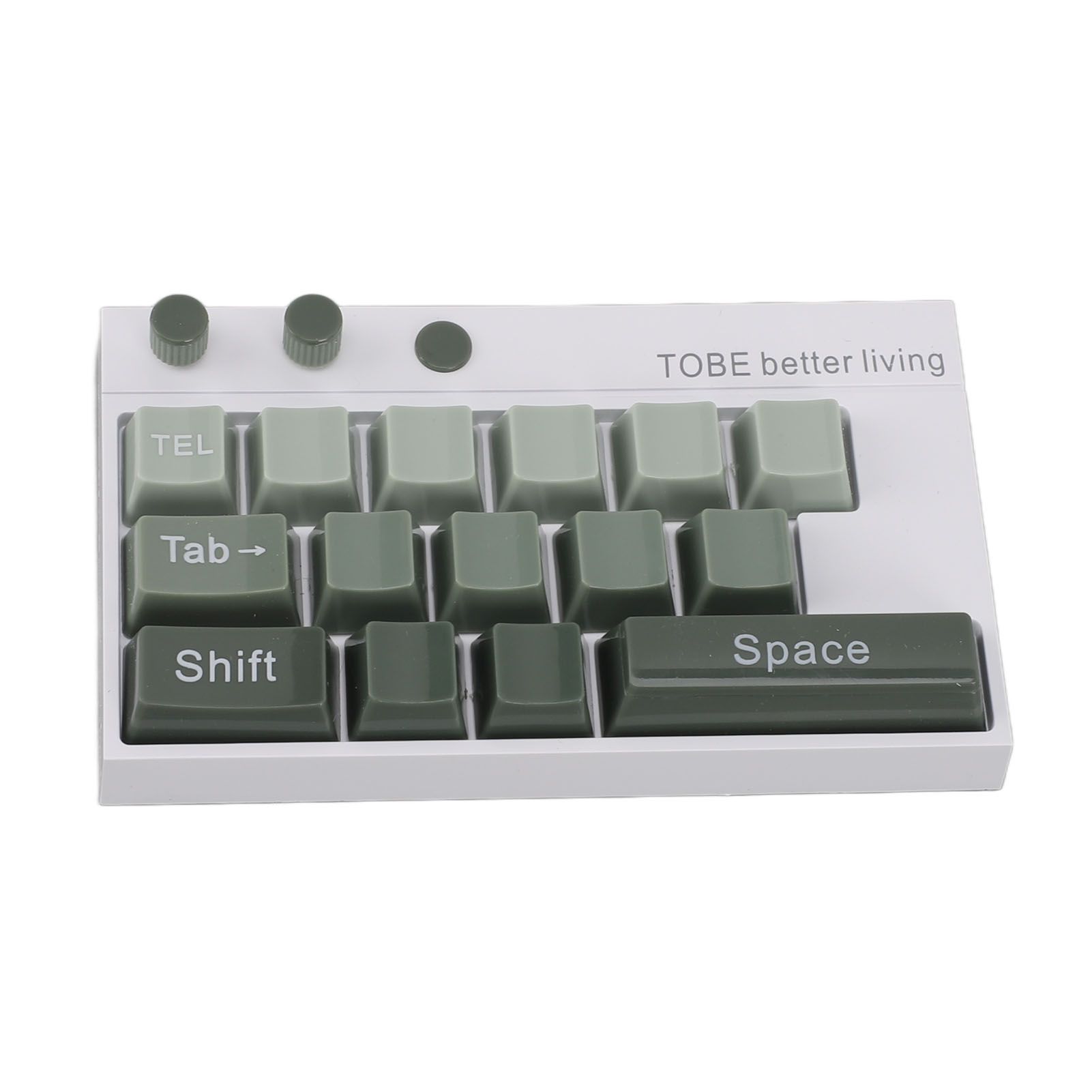 Mechanical Keyboard Ornaments Decoration Luminous Display with Number Stickers for Home Desktop Office Green - Image 3