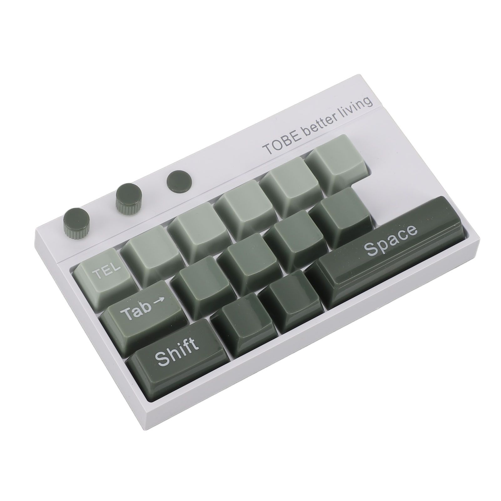 Mechanical Keyboard Ornaments Decoration Luminous Display with Number Stickers for Home Desktop Office Green - Image 4