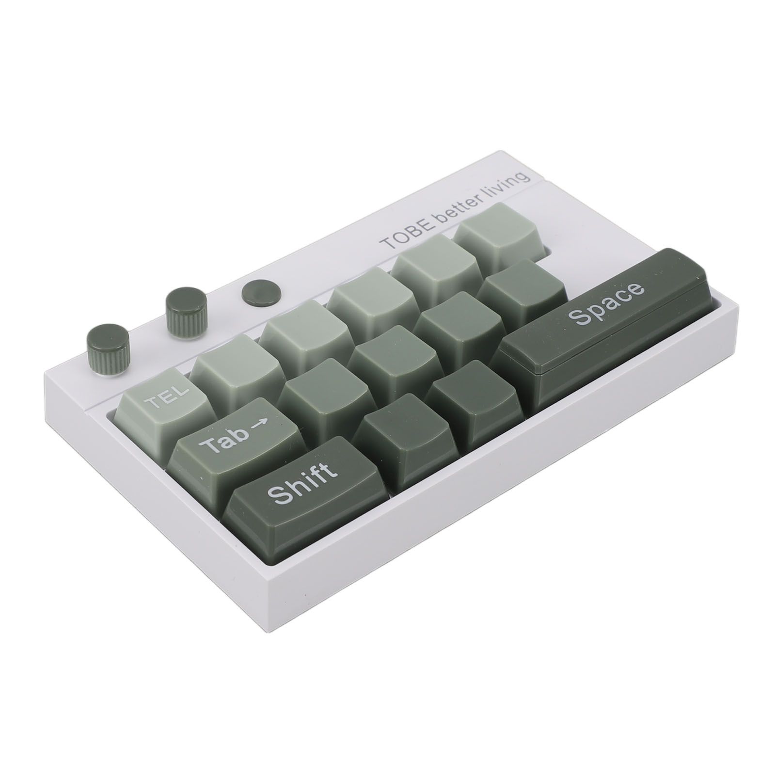 Mechanical Keyboard Ornaments Decoration Luminous Display with Number Stickers for Home Desktop Office Green - Image 6