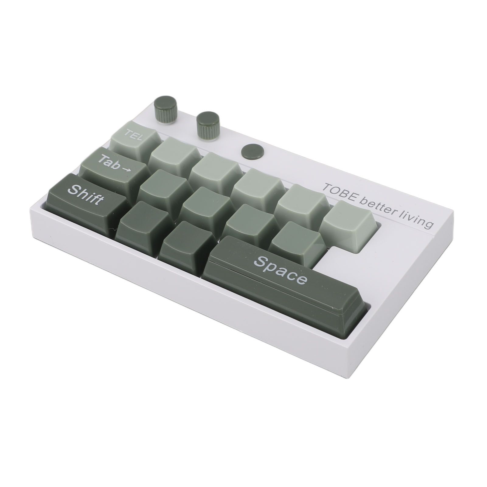 Mechanical Keyboard Ornaments Decoration Luminous Display with Number Stickers for Home Desktop Office Green - Image 8