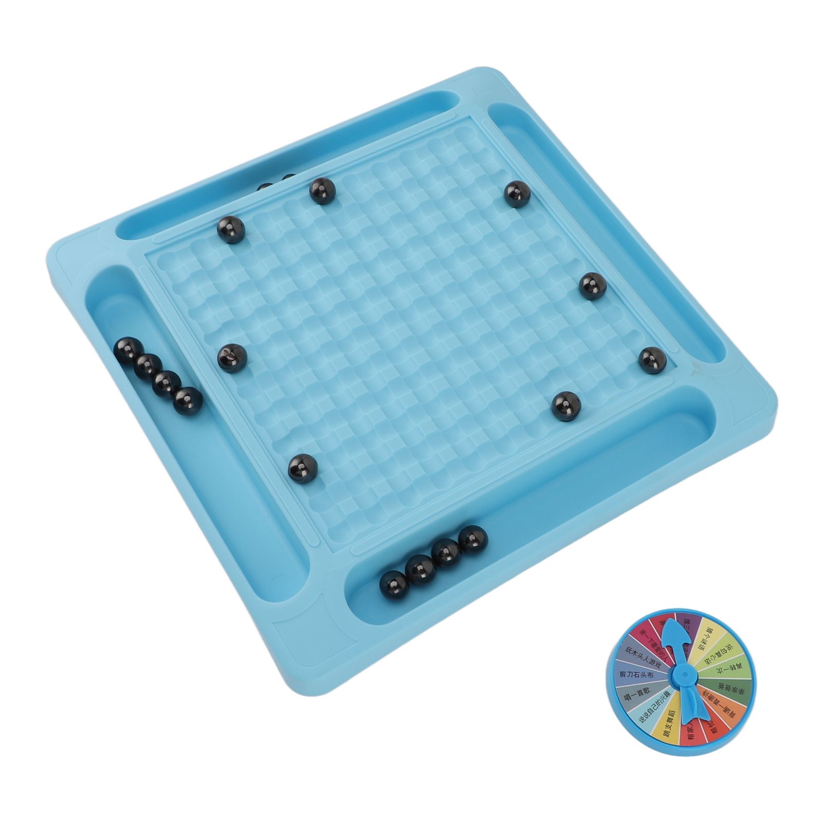 Magnetic Chess Game Set Magnet Rock Game Promote Concentration with Punishment Wheel for Parent Child Interaction - Image 2