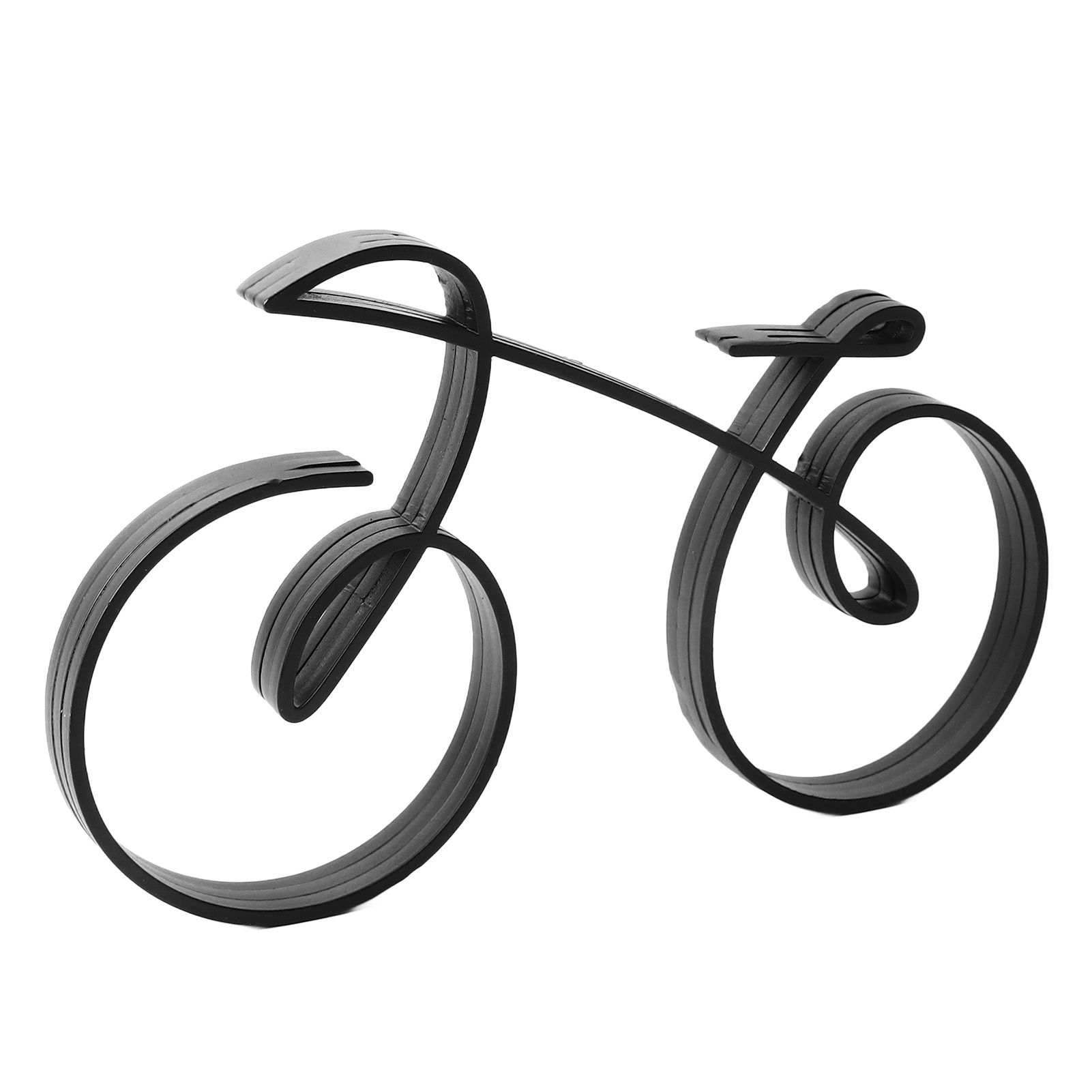 Bicycle Art Sculpture Iron Minimalistic Wire Framed Style Elegant Bicycle Sculpture for Cycling Enthusiasts Decoration - Image 1