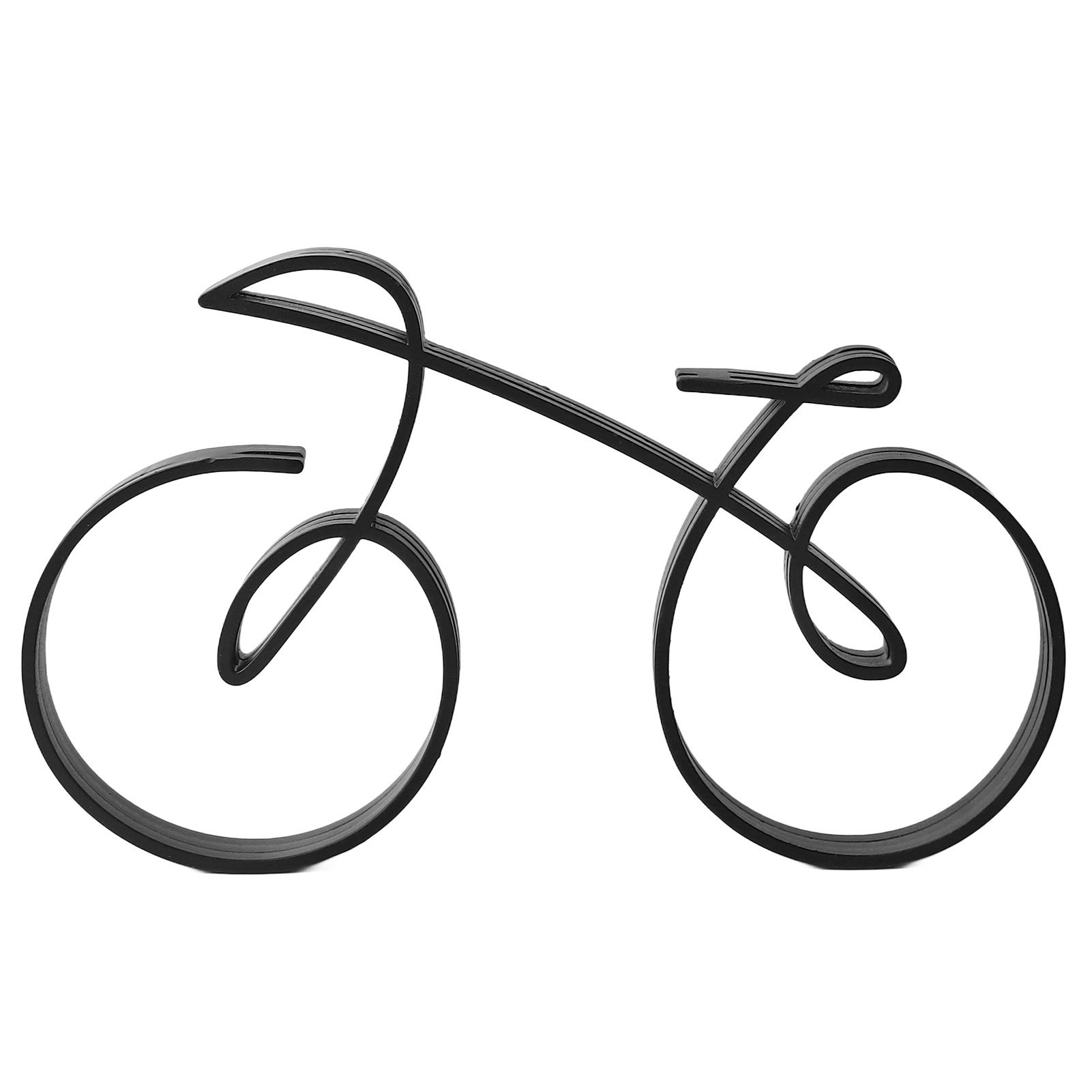 Bicycle Art Sculpture Iron Minimalistic Wire Framed Style Elegant Bicycle Sculpture for Cycling Enthusiasts Decoration - Image 2