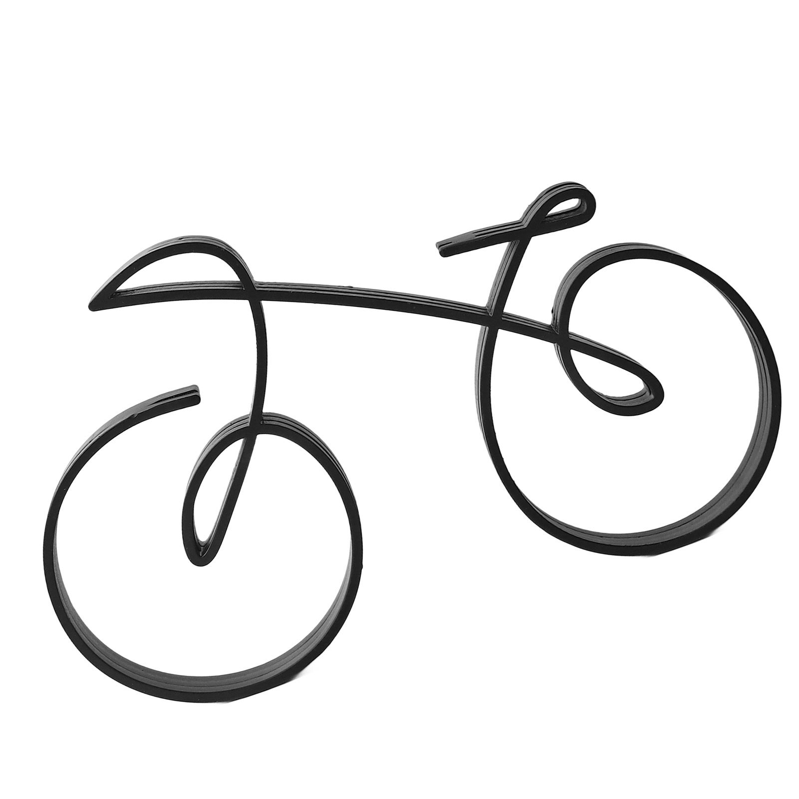 Bicycle Art Sculpture Iron Minimalistic Wire Framed Style Elegant Bicycle Sculpture for Cycling Enthusiasts Decoration - Image 8