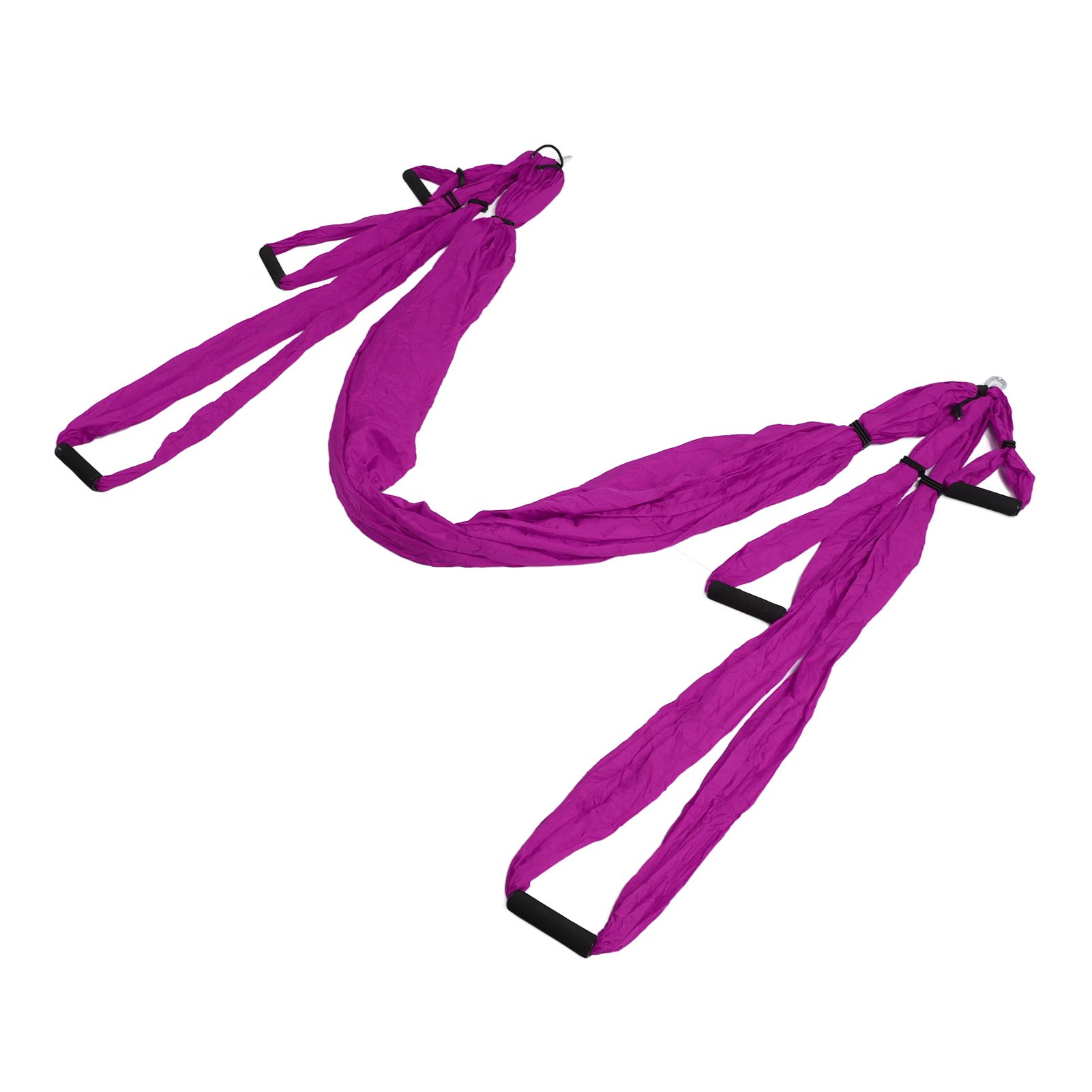 Aerial Yoga Swing Set Polyester Cotton Adjustable Improve Flexibility Yoga Hammock for Physical Exercise Purple - Image 7