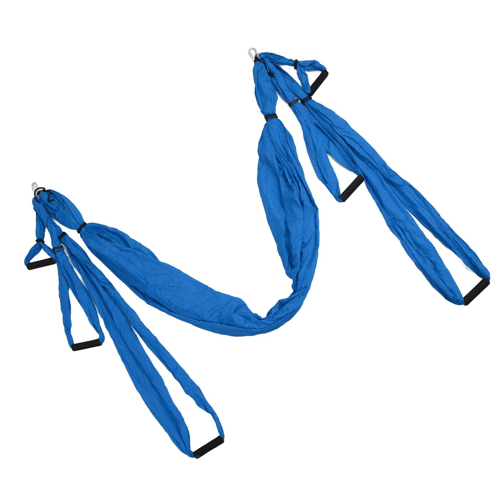 Aerial Yoga Swing Set Polyester Cotton Adjustable Improve Flexibility Yoga Hammock for Physical Exercise Dark Blue - Image 2