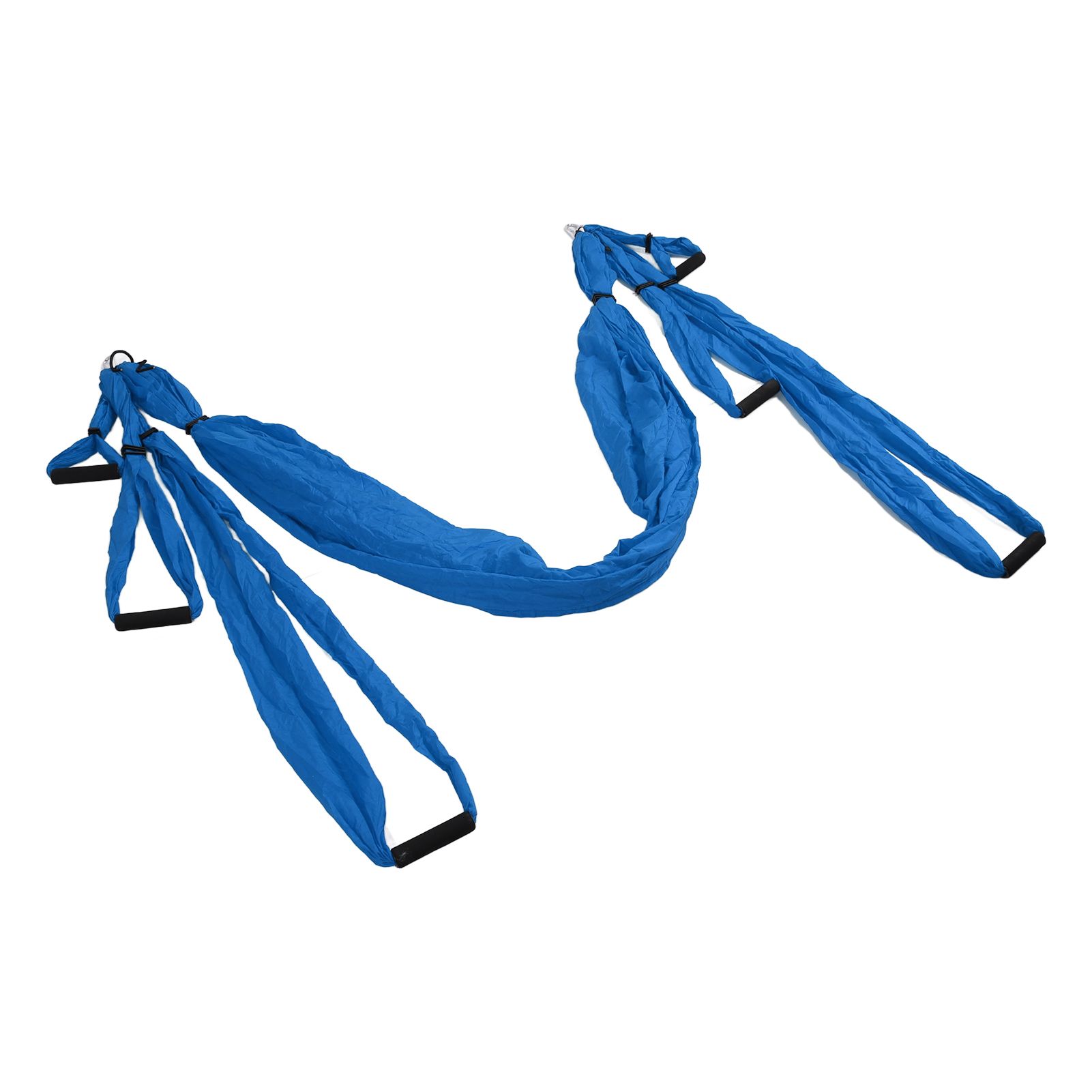 Aerial Yoga Swing Set Polyester Cotton Adjustable Improve Flexibility Yoga Hammock for Physical Exercise Dark Blue - Image 7