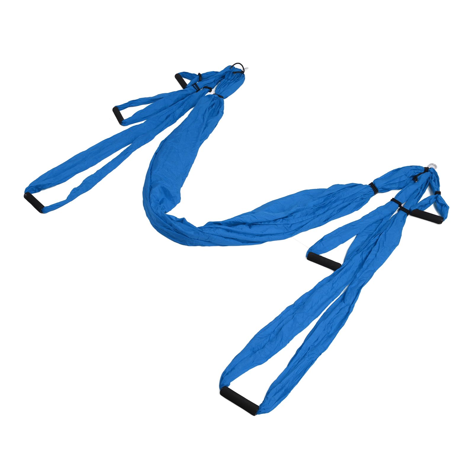 Aerial Yoga Swing Set Polyester Cotton Adjustable Improve Flexibility Yoga Hammock for Physical Exercise Dark Blue - Image 8