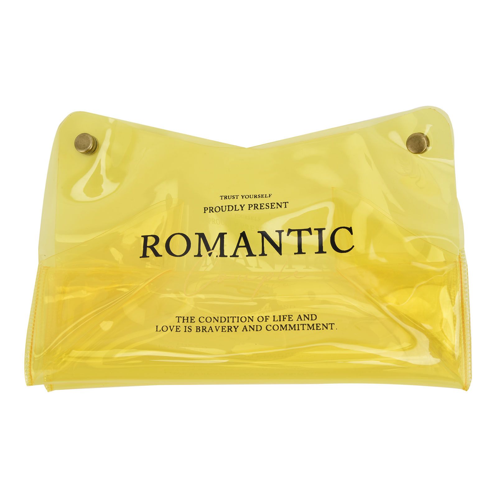 Tissue Container PVC Fashion Desktop Napkin Storage Case Box for Car Home Living RoomYellow - Image 3
