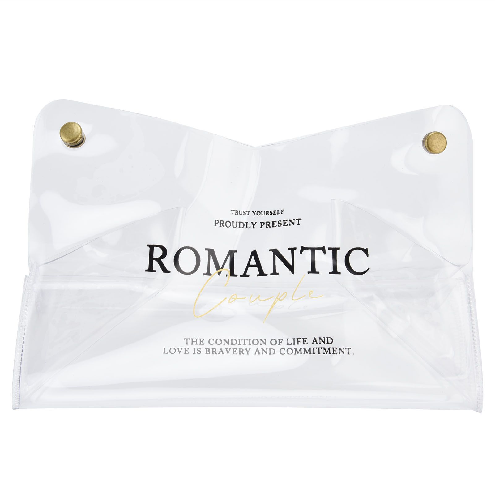 Tissue Container PVC Fashion Desktop Napkin Storage Case Box for Car Home Living RoomTransparent - Image 2