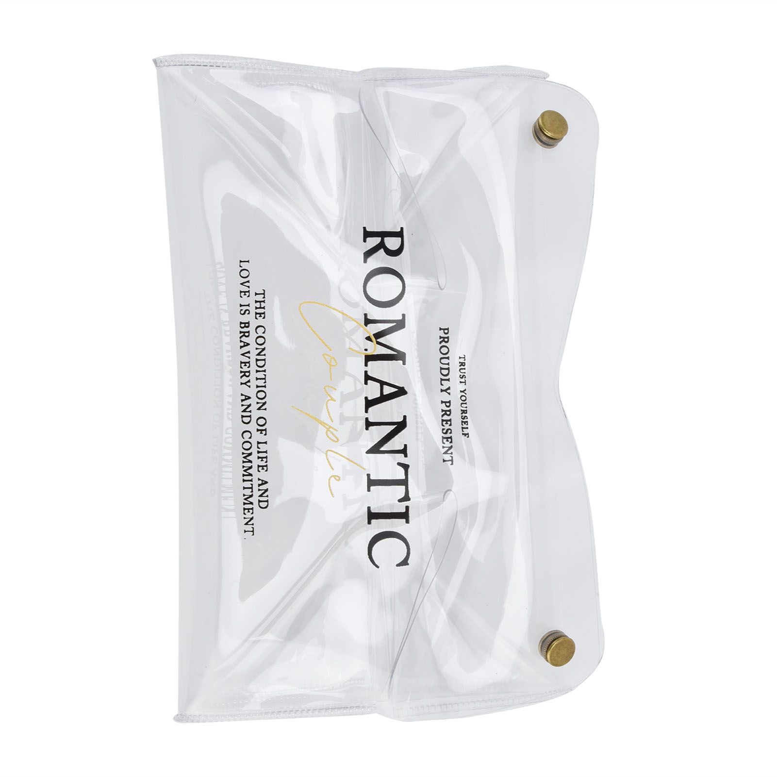 Tissue Container PVC Fashion Desktop Napkin Storage Case Box for Car Home Living RoomTransparent - Image 6