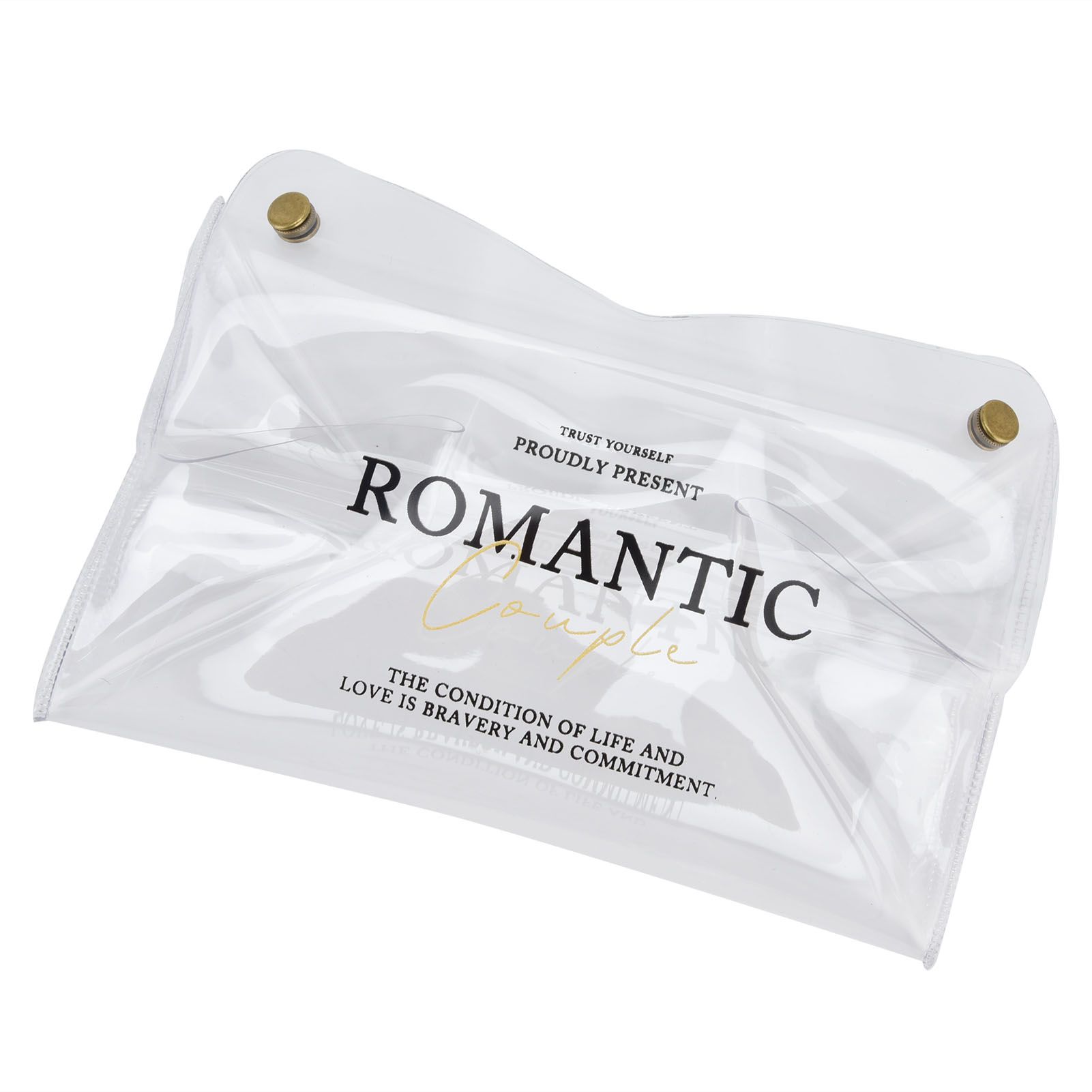 Tissue Container PVC Fashion Desktop Napkin Storage Case Box for Car Home Living RoomTransparent - Image 7
