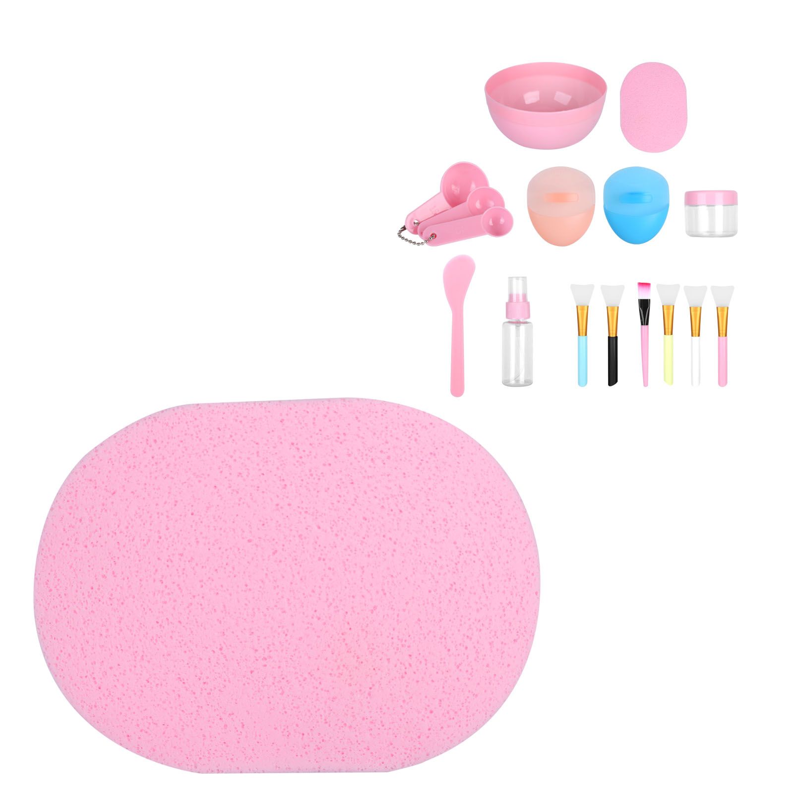 Face Mask Tool Kit Facial Treatment Set Mask Mixing Bowl Spatula Spray Bottle Face Brush - Image 5