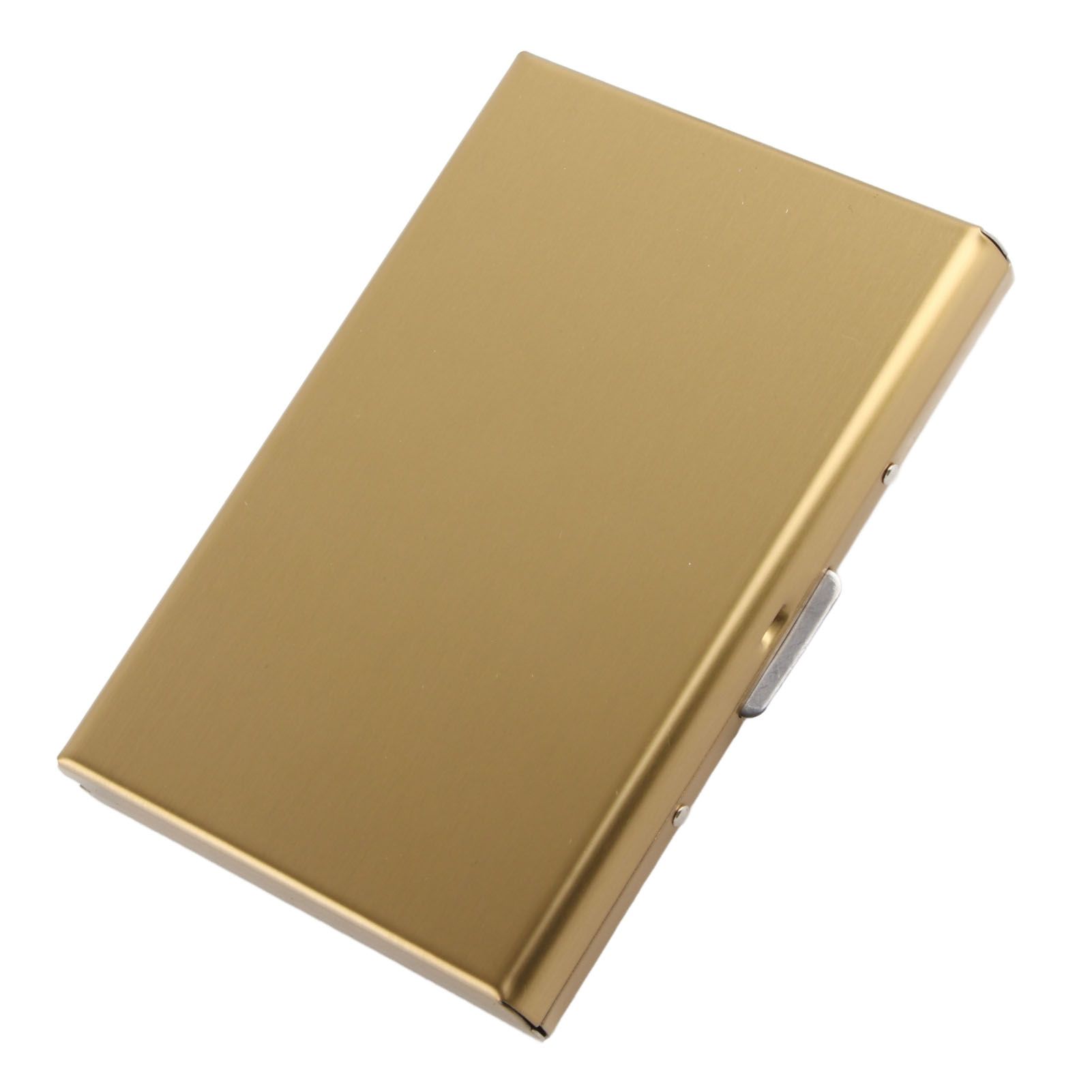 Credit Card Holder Protector Stainless Steel Credit Card Wallet Business Card Case for Men and WomenGold - Image 6