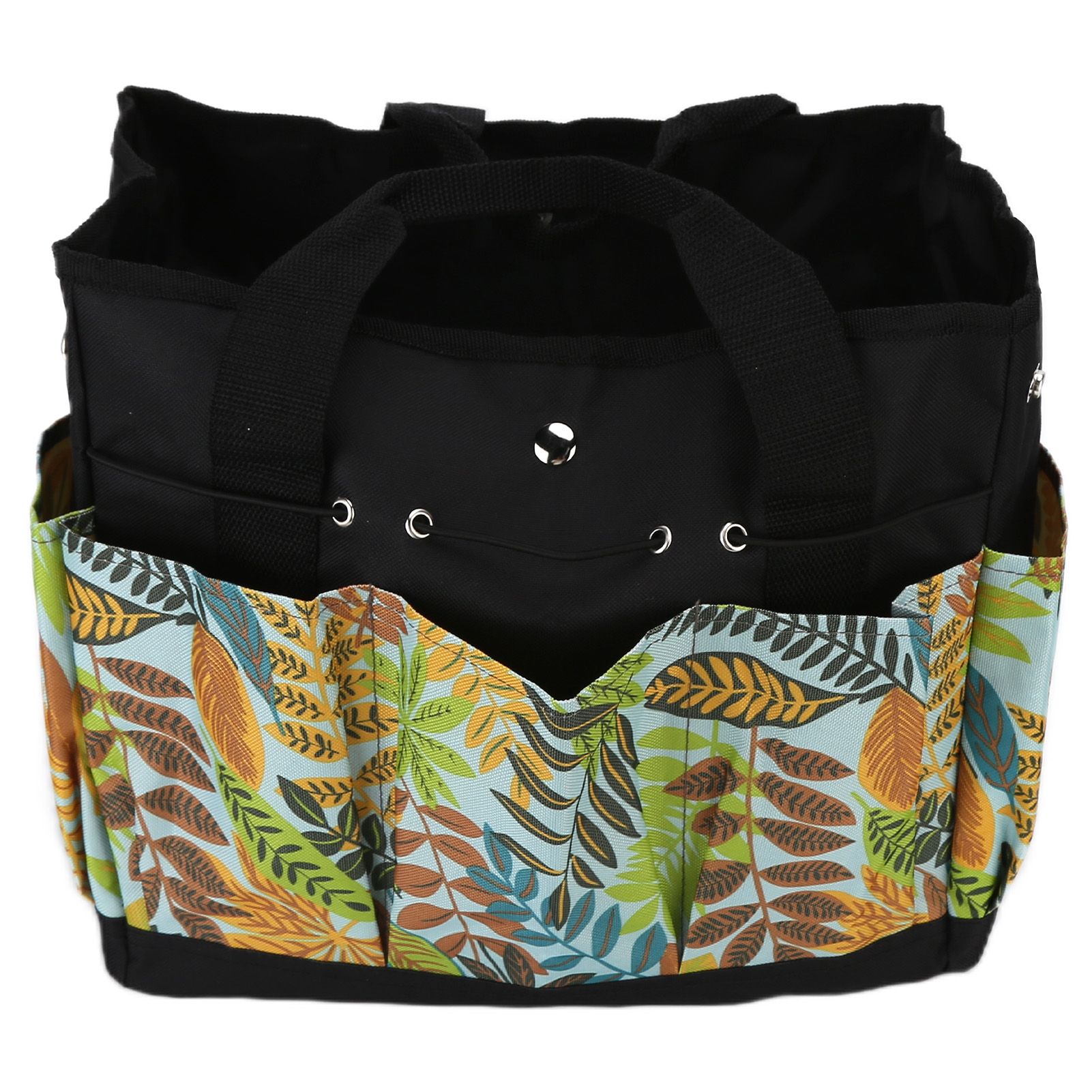 Garden Tool Bag Flower Printing Multifunctional Portable Gardening Storage Bag Tote Bag with Pockets - Image 6