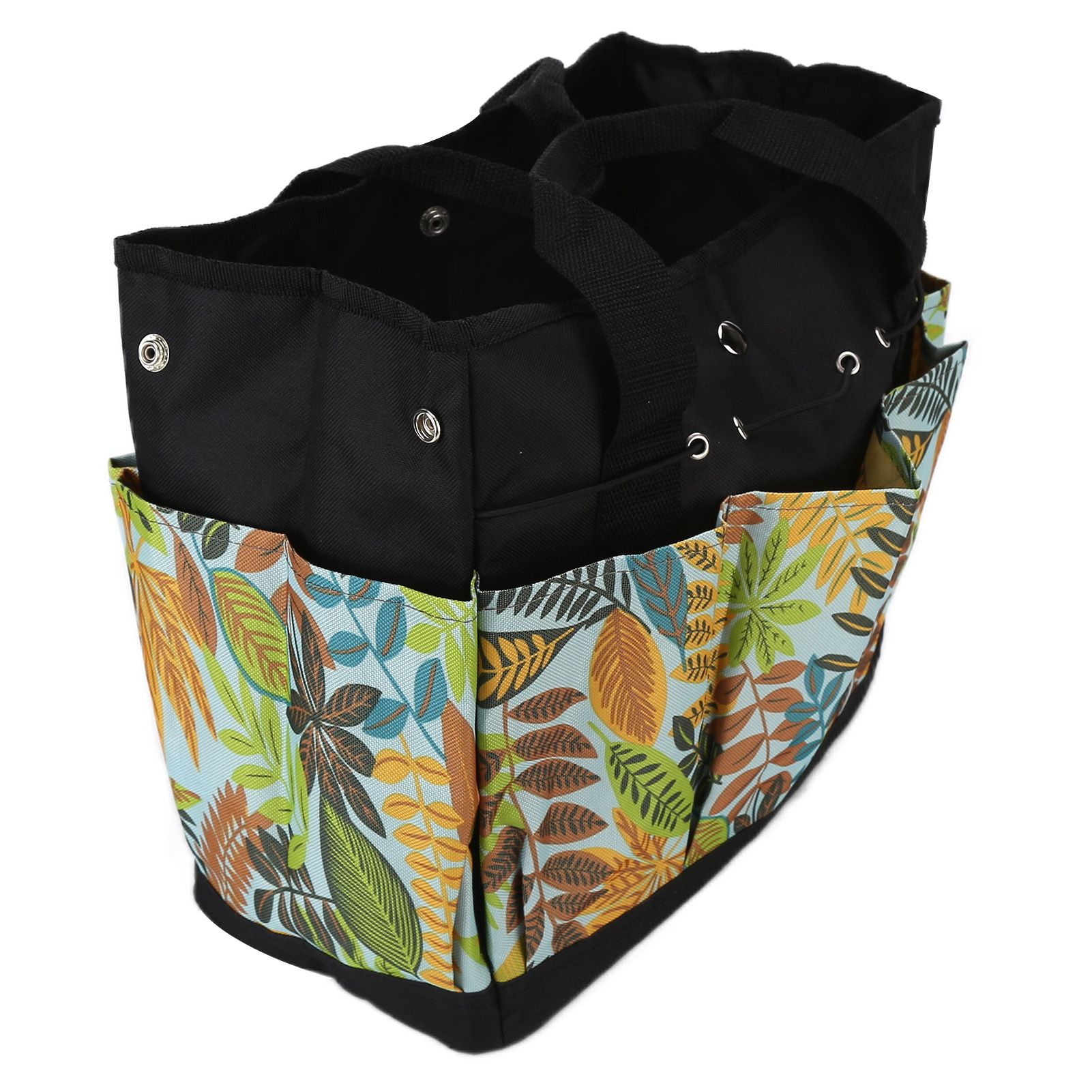 Garden Tool Bag Flower Printing Multifunctional Portable Gardening Storage Bag Tote Bag with Pockets - Image 7