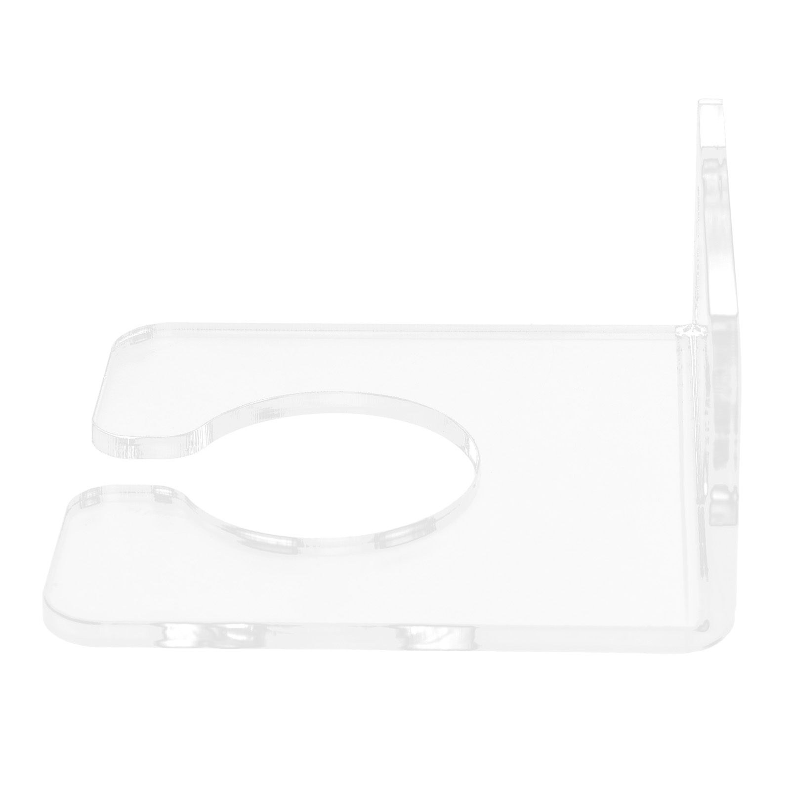 Bathtub Wine Glass Holder with Suction Cups Transparent Acrylic Portable Goblet Rack for Home Bathroom - Image 3