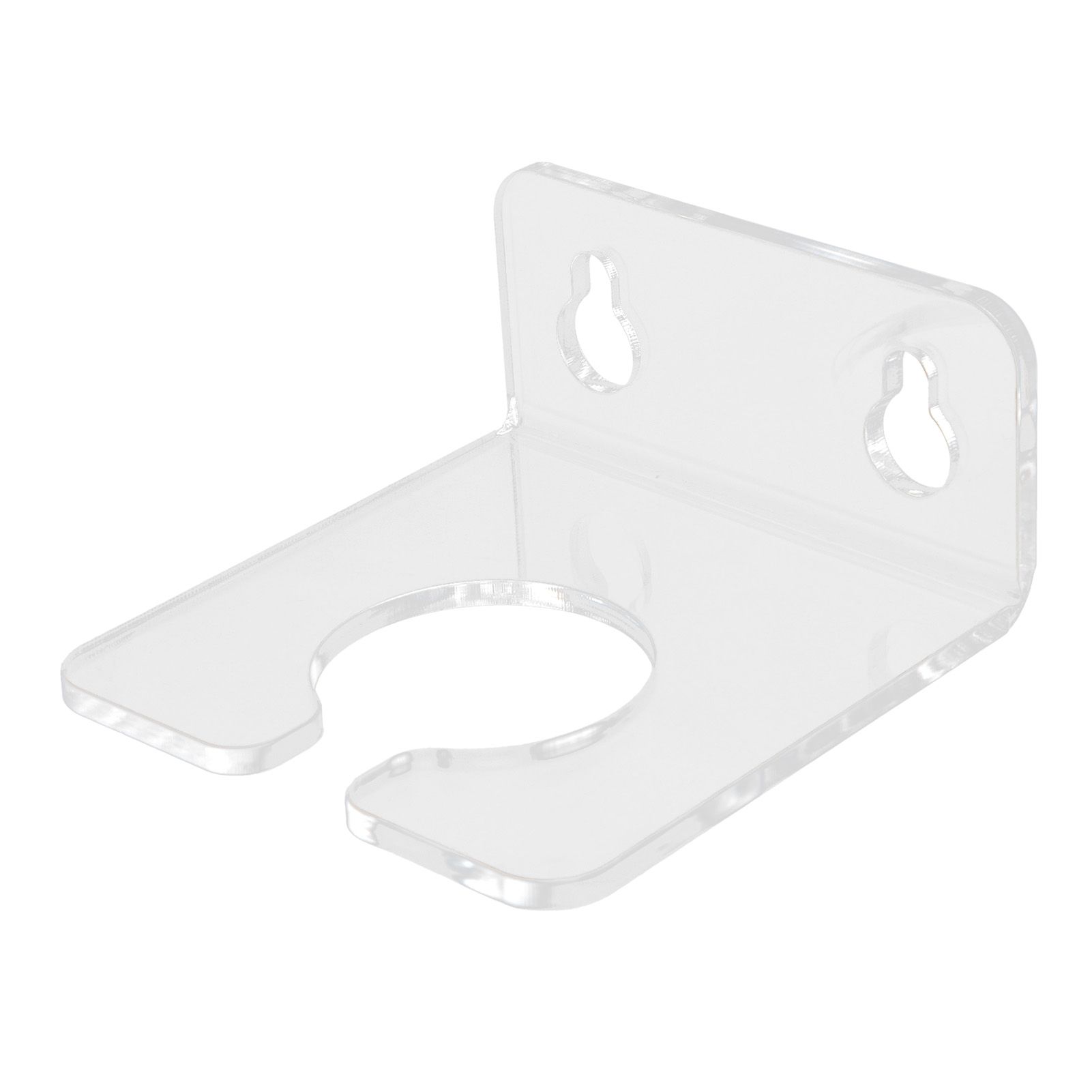 Bathtub Wine Glass Holder with Suction Cups Transparent Acrylic Portable Goblet Rack for Home Bathroom - Image 4