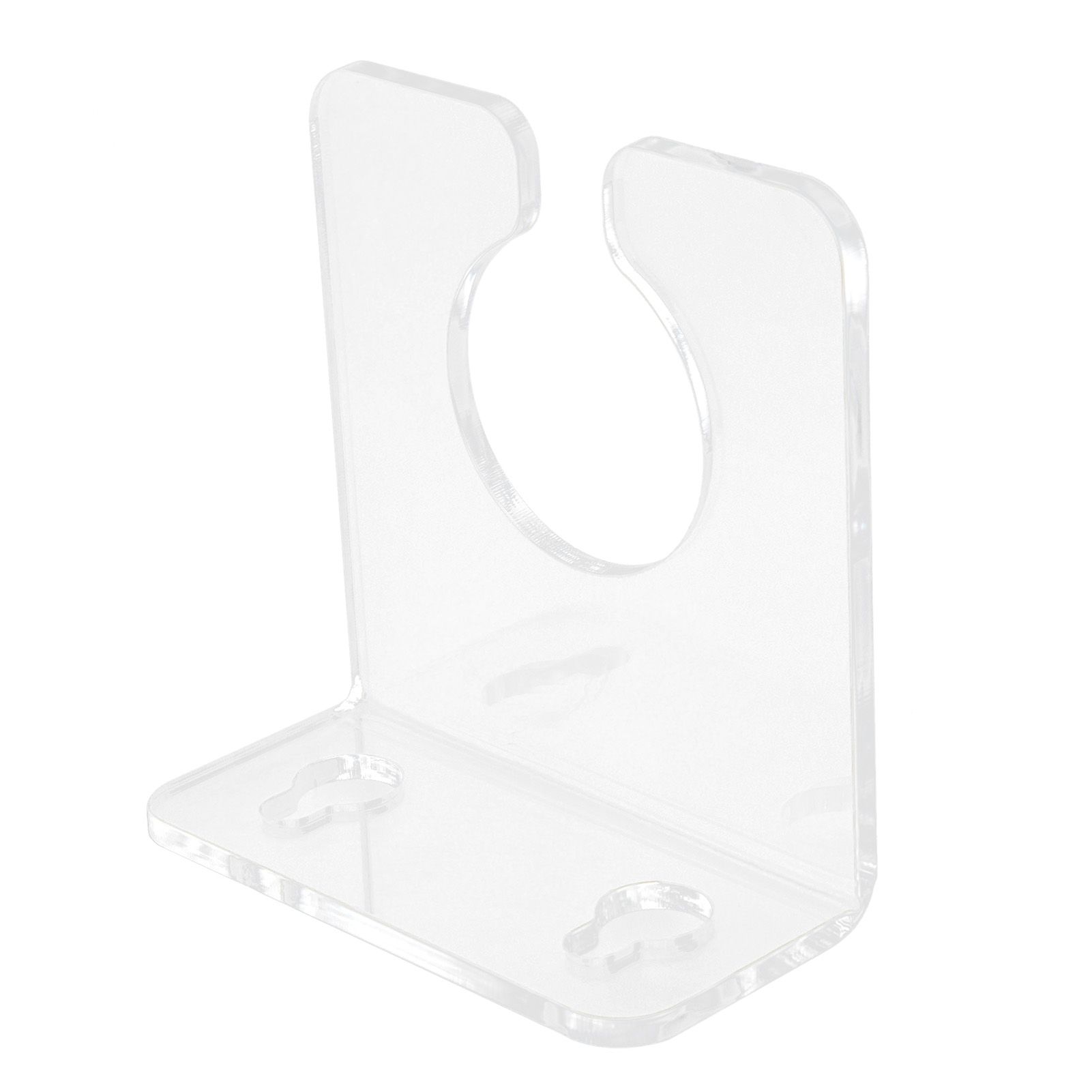 Bathtub Wine Glass Holder with Suction Cups Transparent Acrylic Portable Goblet Rack for Home Bathroom - Image 5