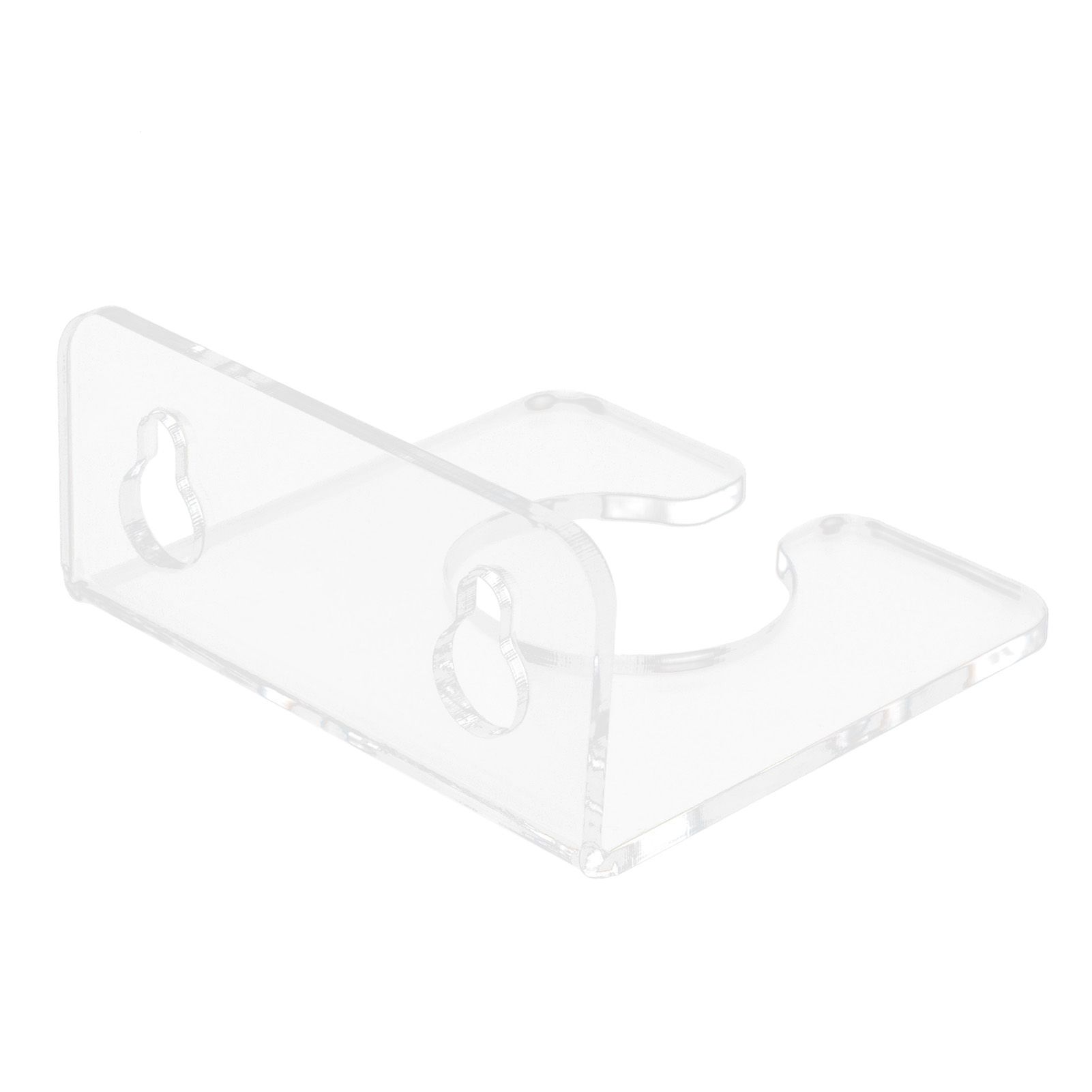 Bathtub Wine Glass Holder with Suction Cups Transparent Acrylic Portable Goblet Rack for Home Bathroom - Image 6