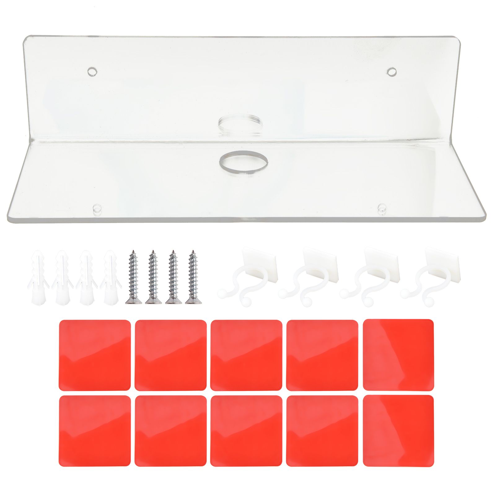 Wall Mounted Toy Holder Shooting Model Toy Acrylic Display Stand Rack Bracket Transparent - Image 1