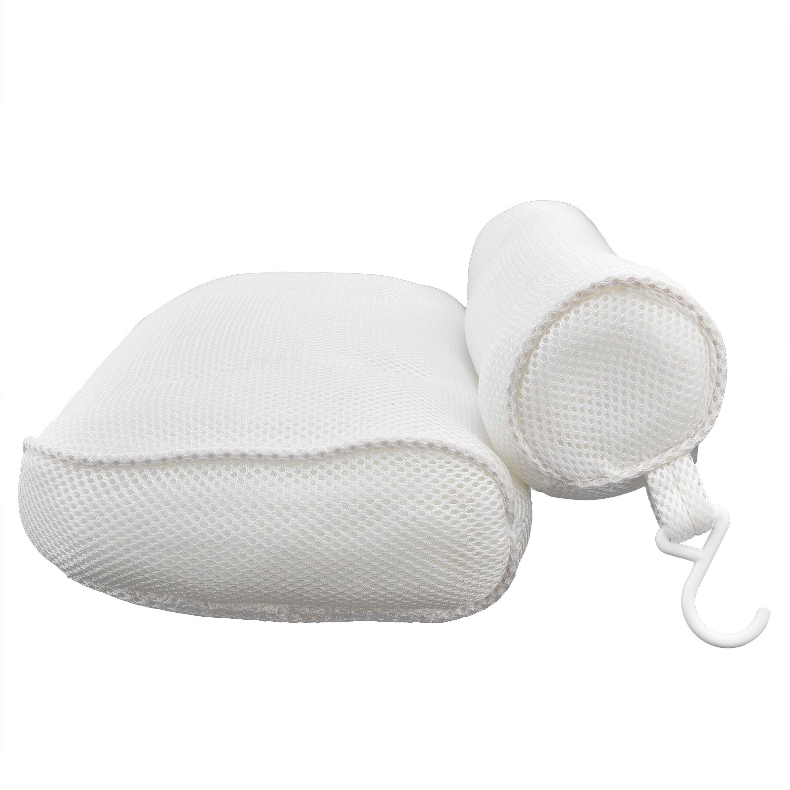 Mesh Bathroom Pillow Soft Comfortable Suction Cup Pillow Bath Tub Pillow for Shower Room - Image 3