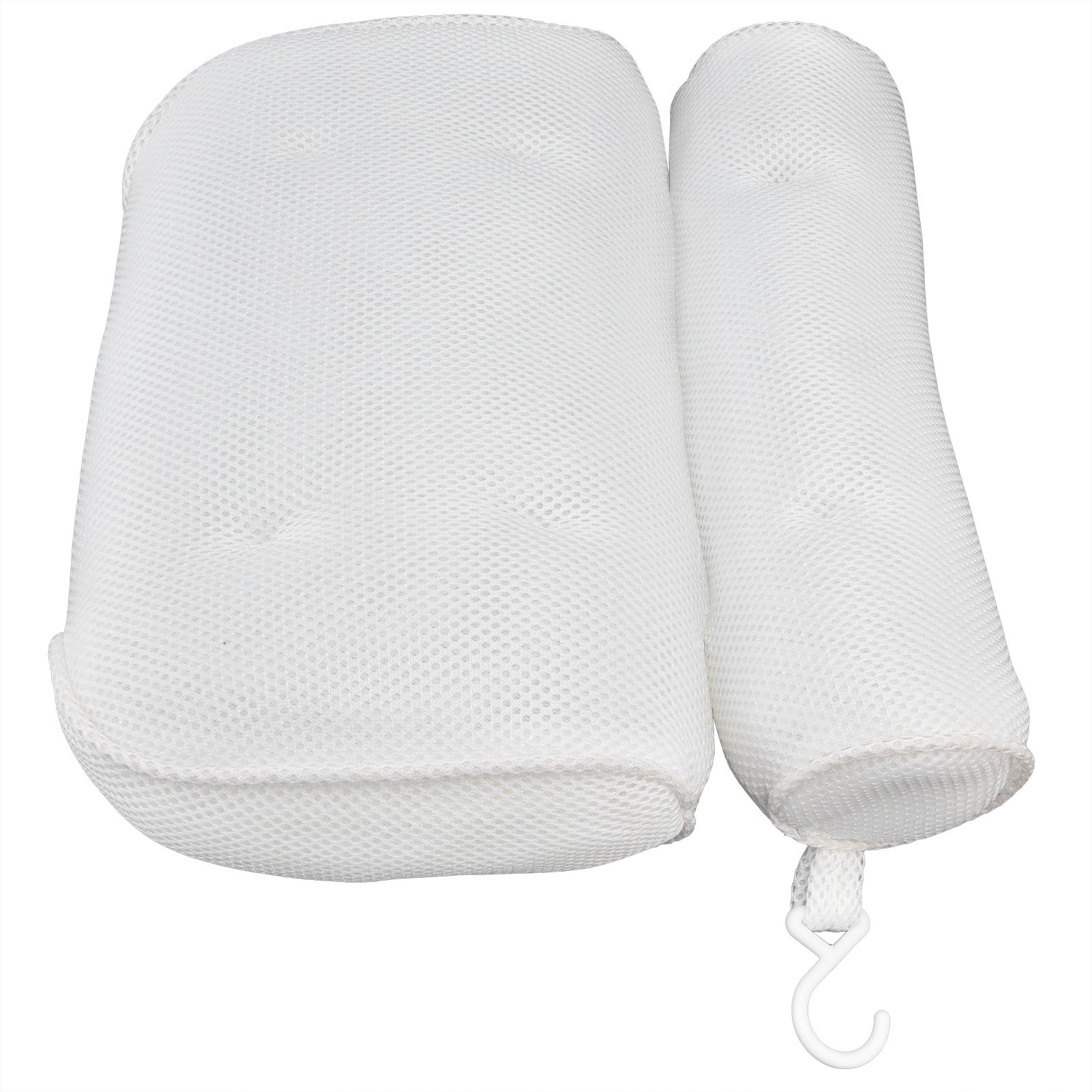 Mesh Bathroom Pillow Soft Comfortable Suction Cup Pillow Bath Tub Pillow for Shower Room - Image 6