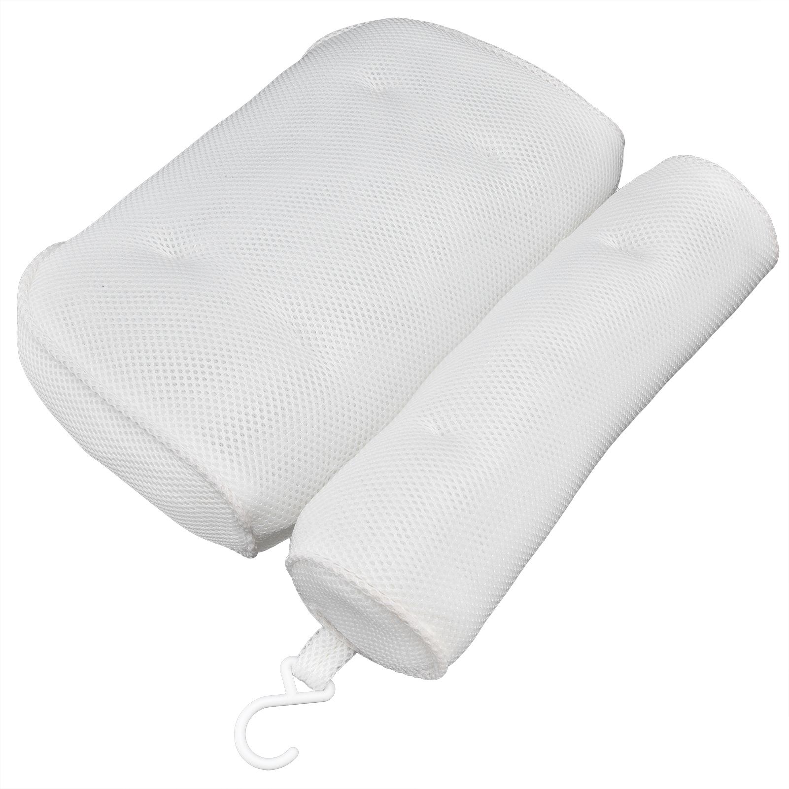 Mesh Bathroom Pillow Soft Comfortable Suction Cup Pillow Bath Tub Pillow for Shower Room - Image 7